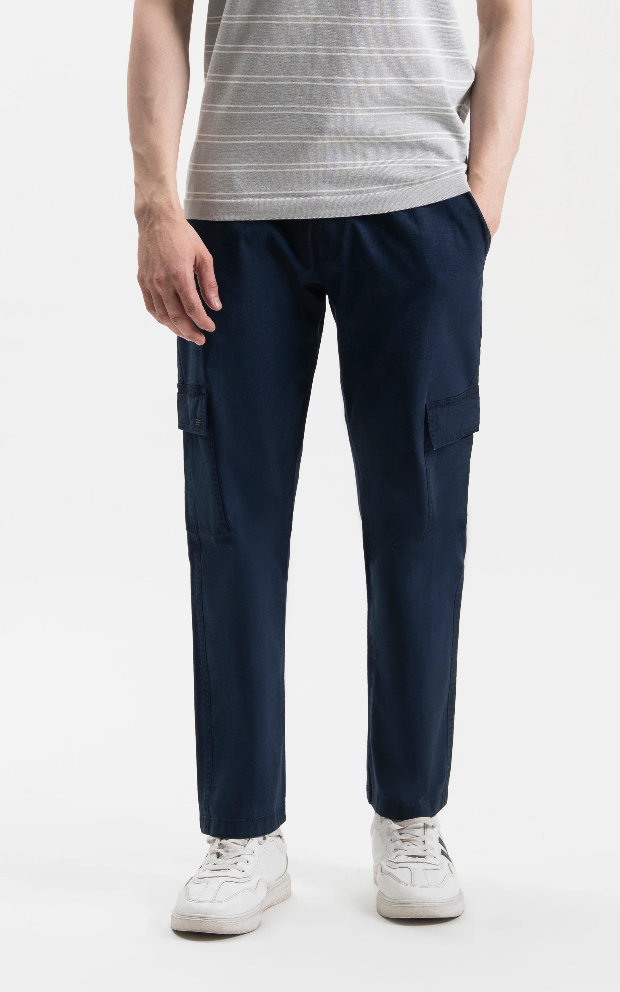 CARGO TROUSER STRAIGHT FIT NAVY