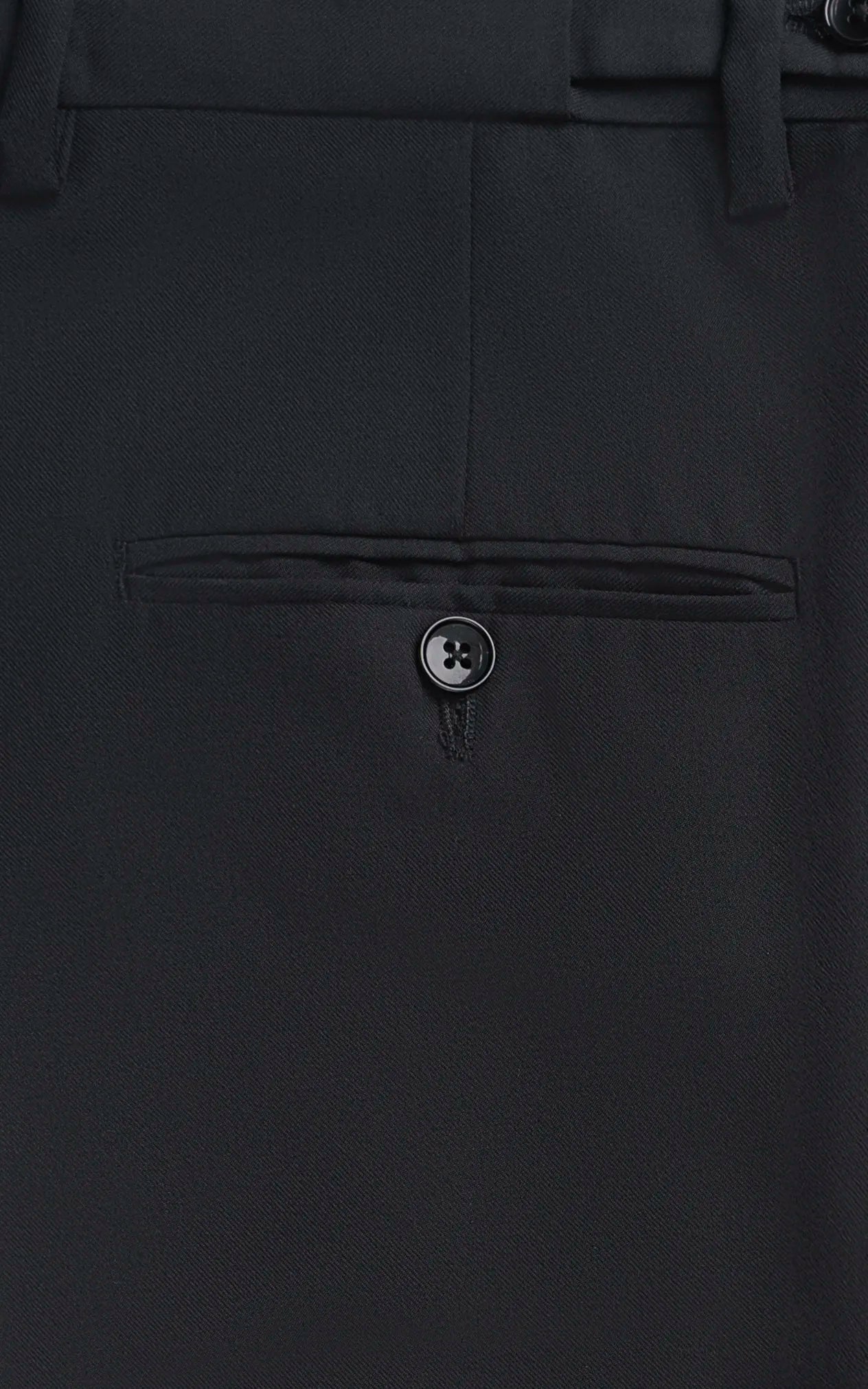 Adjustable Pleated Pant Black