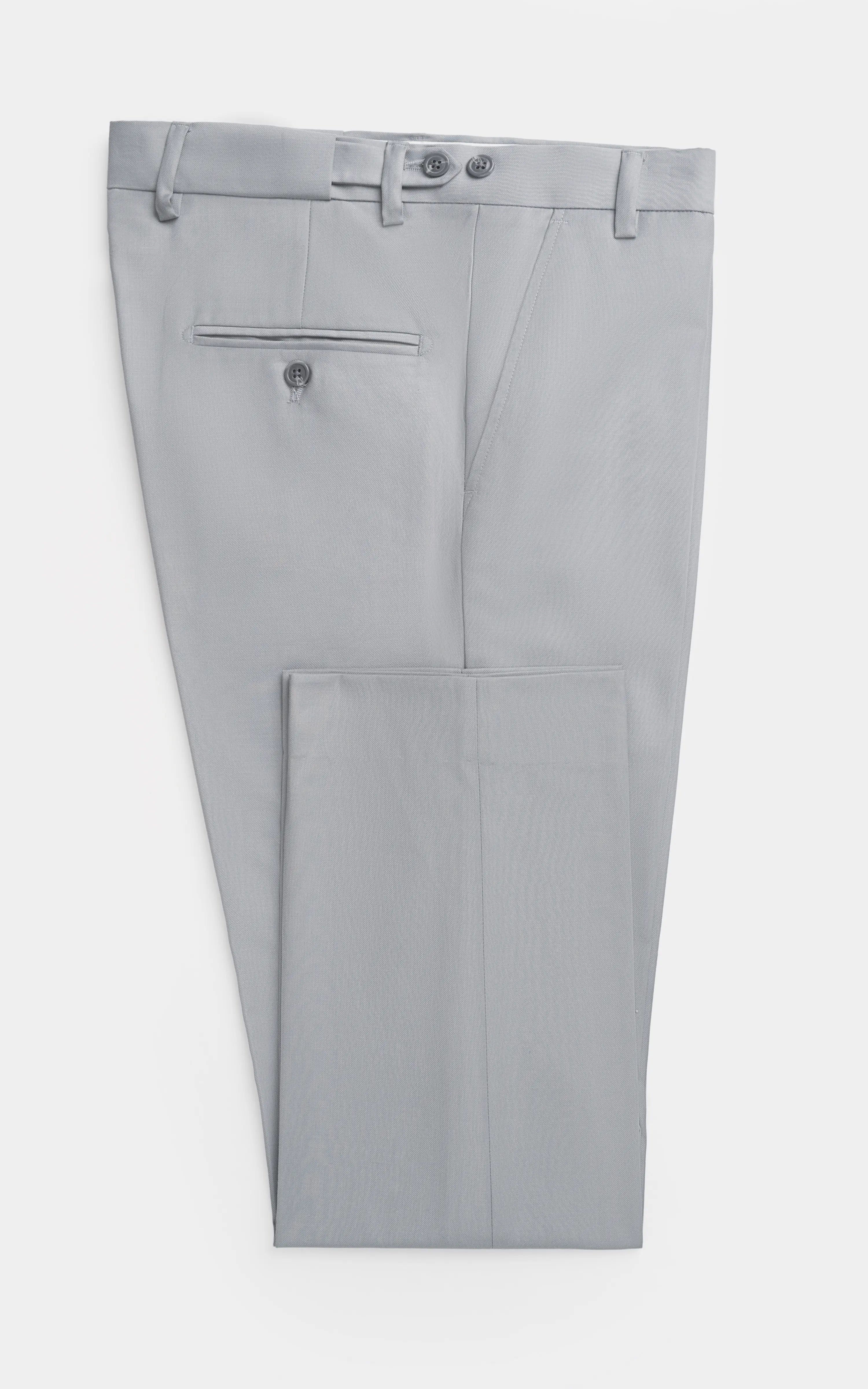 Adjustable Waist Dress Pant Light Grey