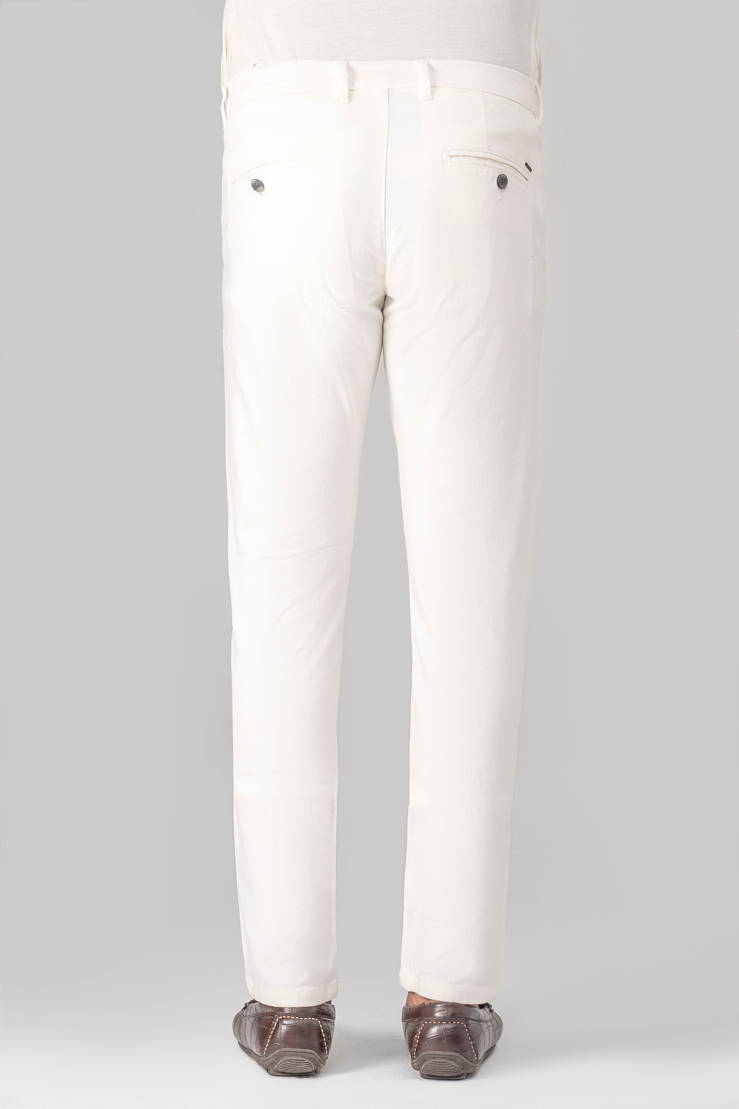 CASUAL PANT CROSS POCKET WHITE