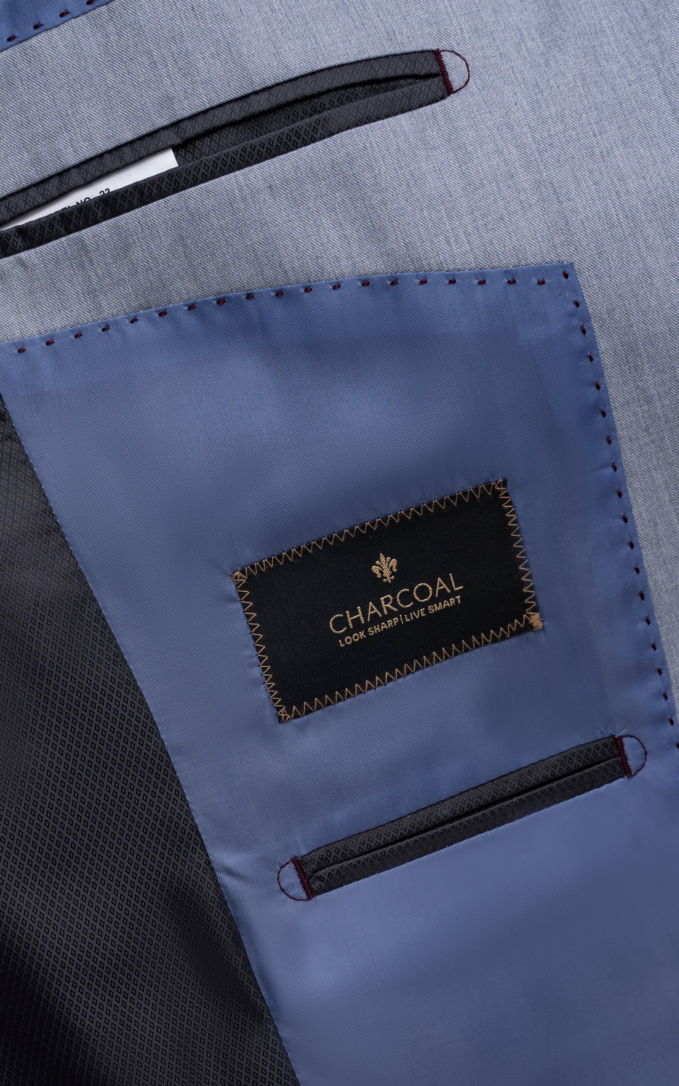 SLIM FIT 2 PIECE SUIT GREY