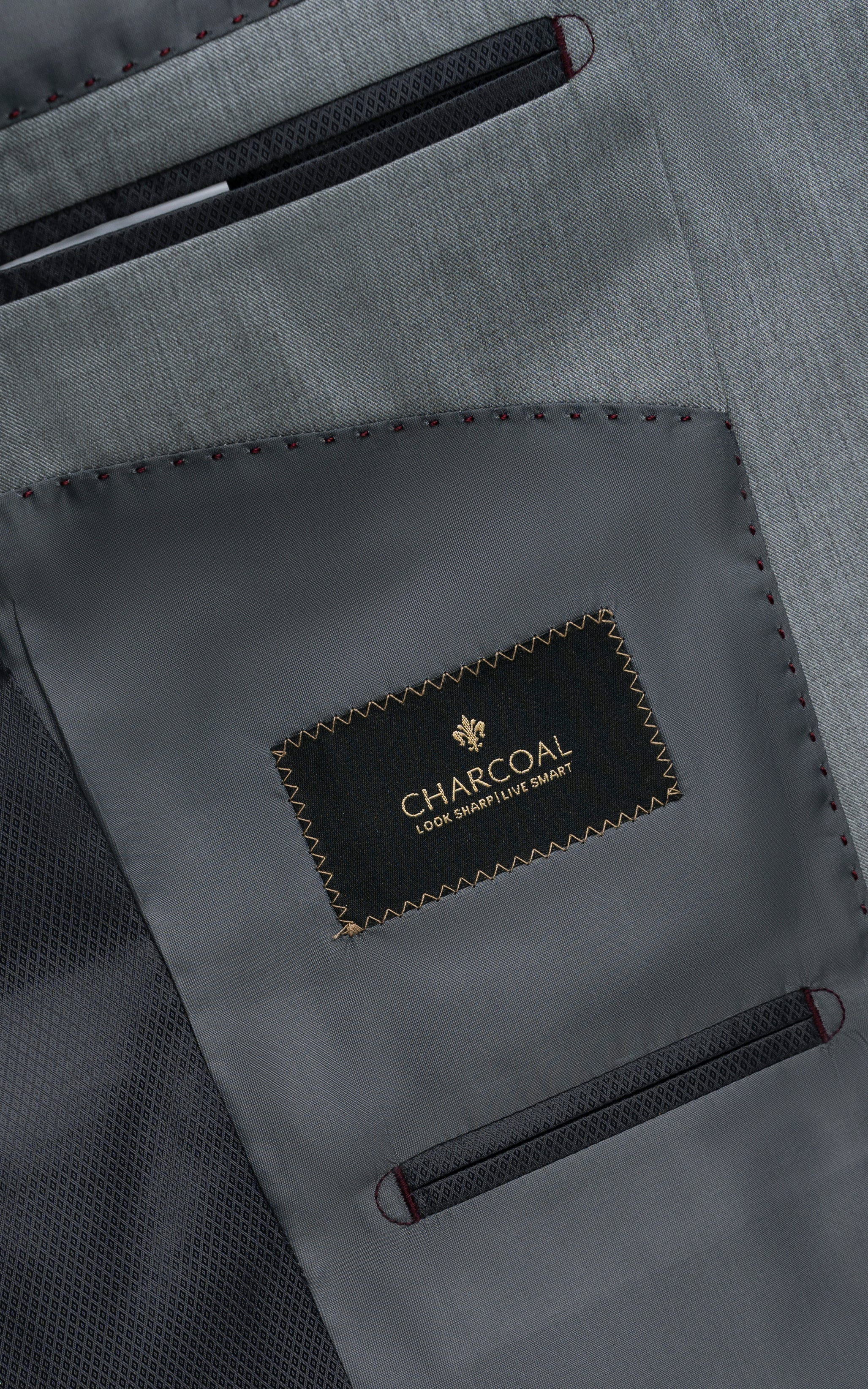 SLIM FIT 2 PIECE SUIT GREY