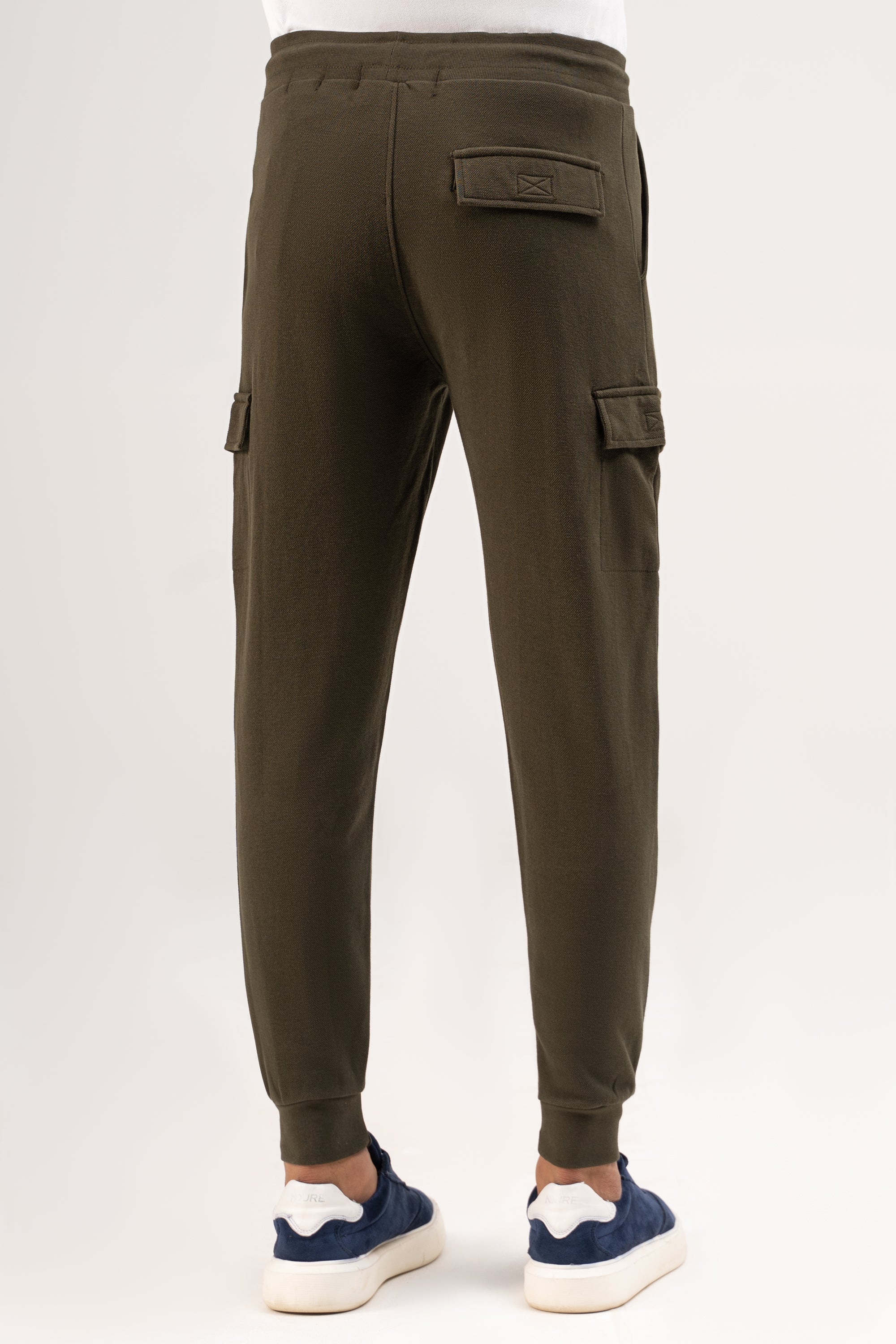 INTERLOCK CARGO TROUSER DARK OLIVE