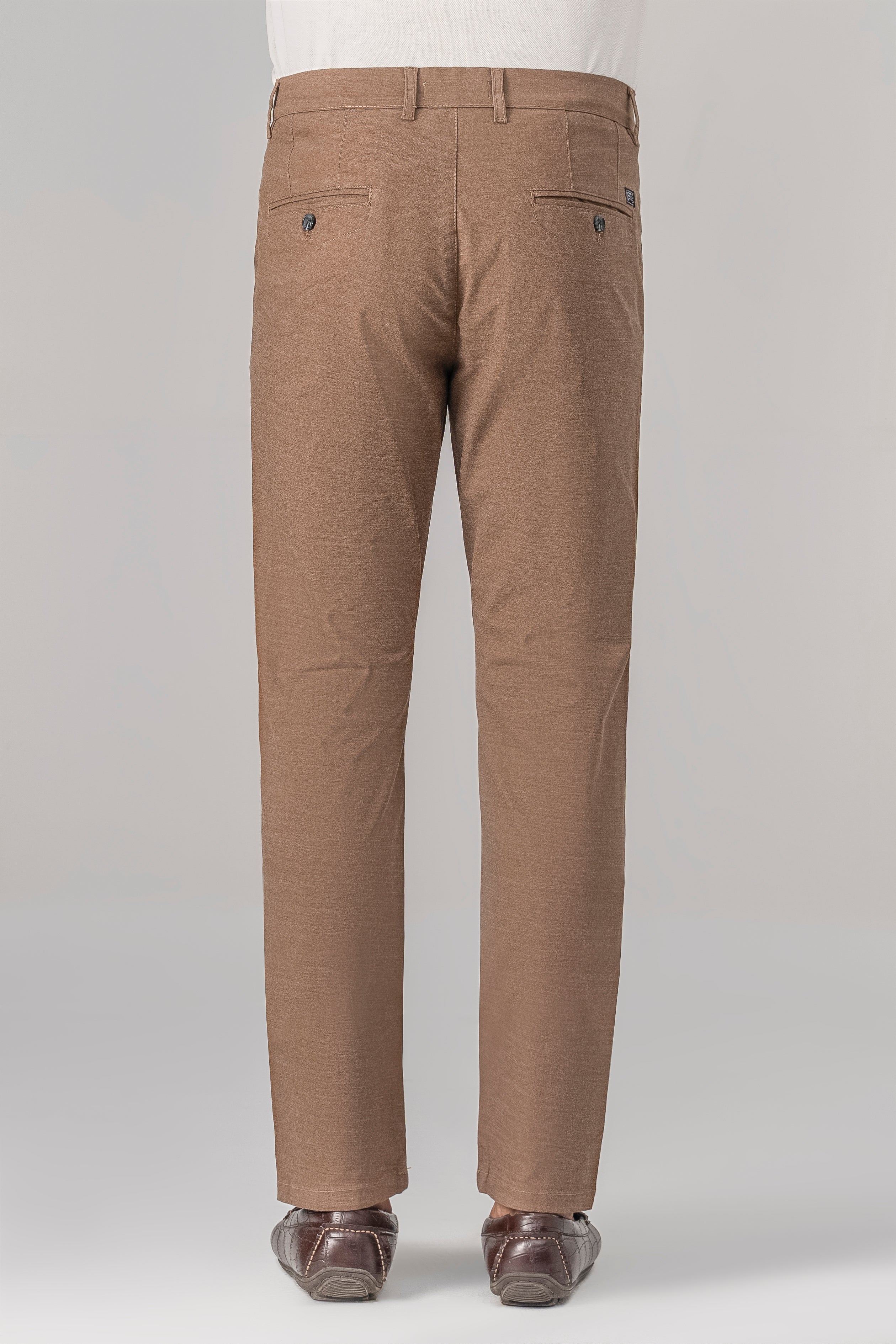 CASUAL PANT CROSS POCKET BROWN