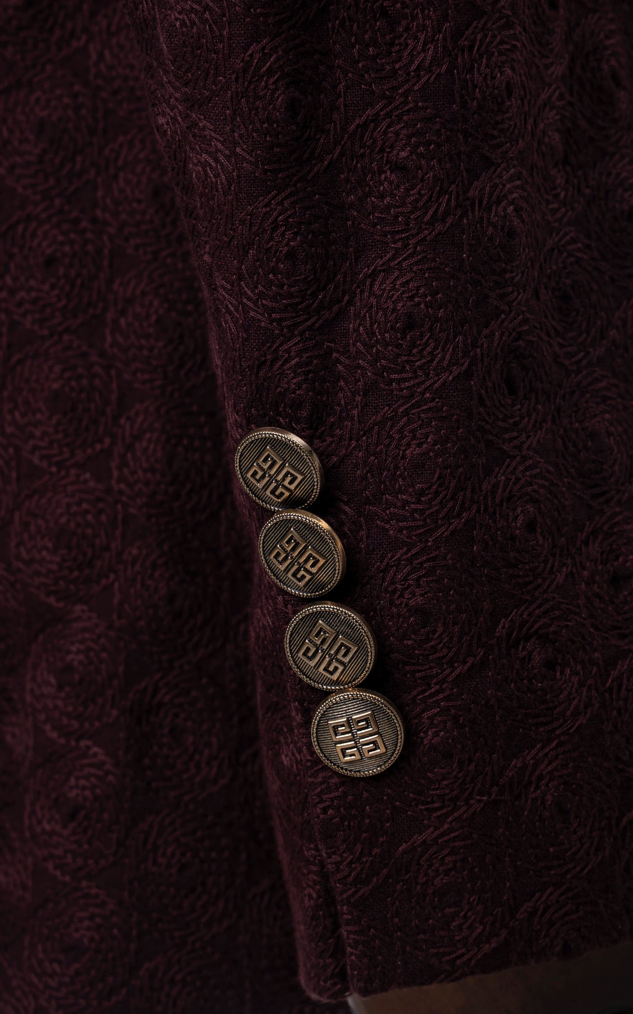 PRINCE COAT DULL MAROON
