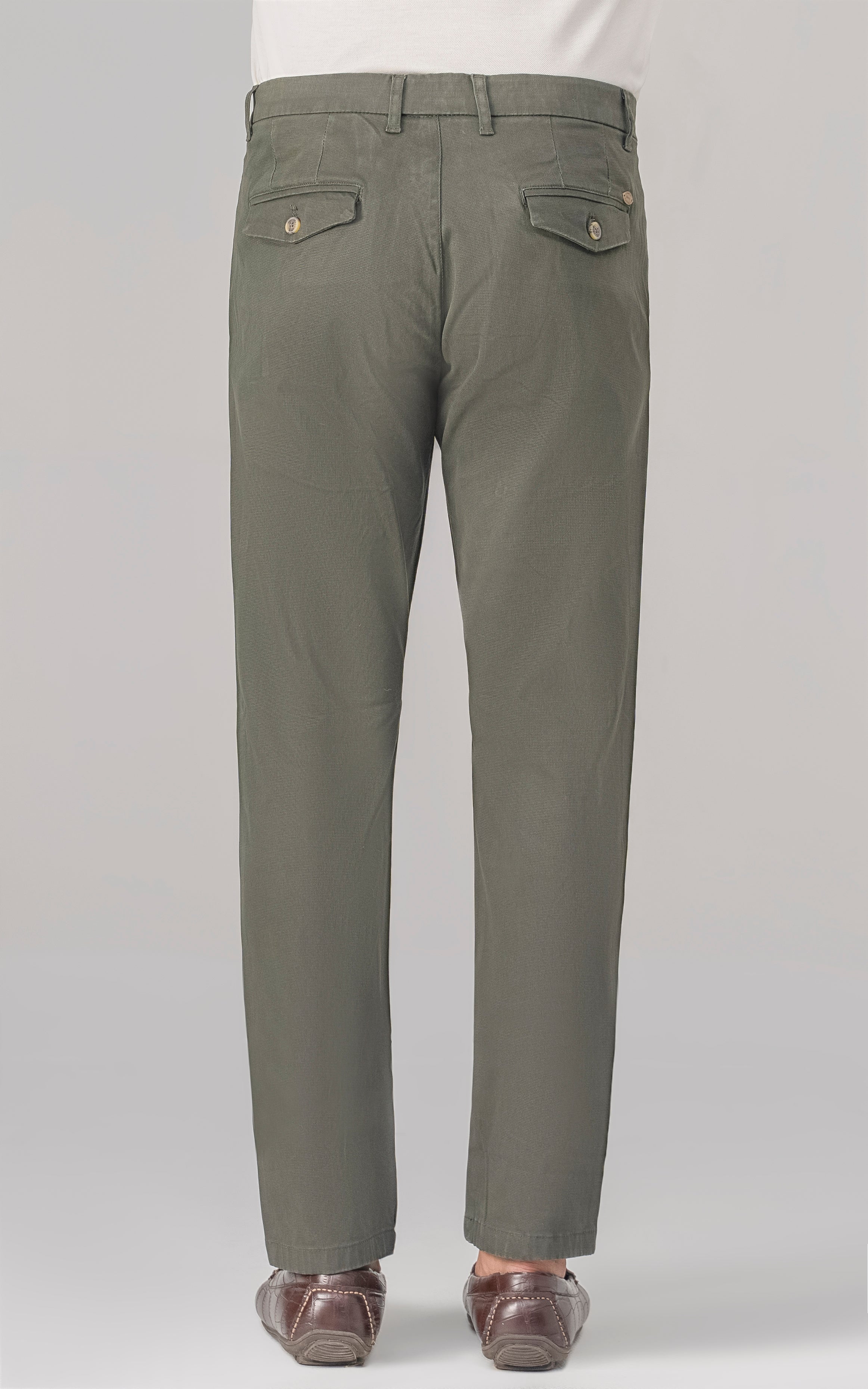 CASUAL PANT CROSS POCKET DARK OLIVE
