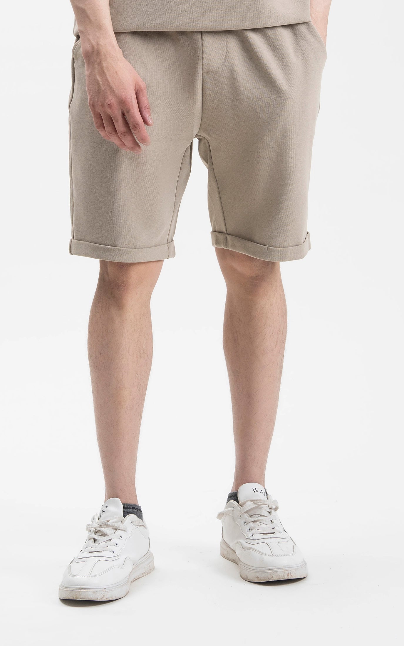 REGULAR FIT CASUAL SHORT KHAKI