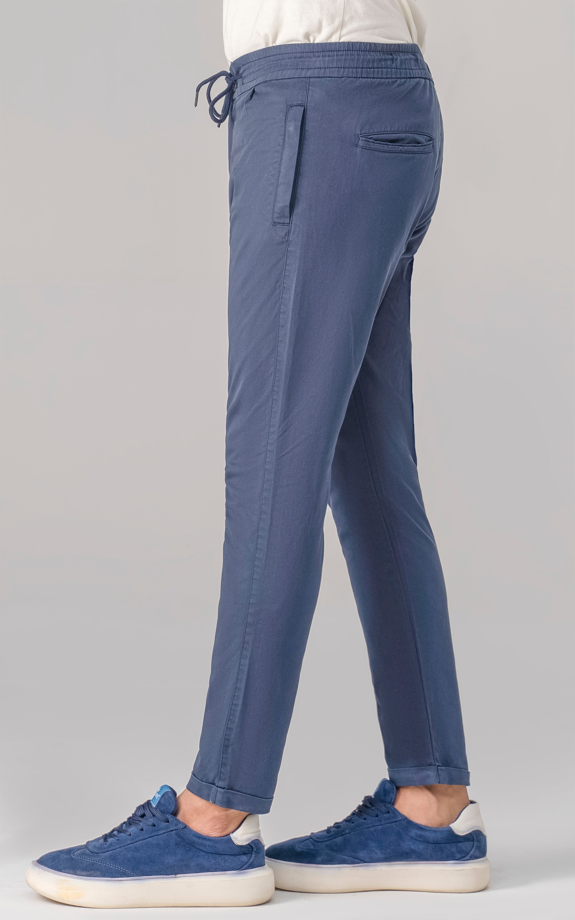 SLIM FIT JOGGER TROUSER NAVY