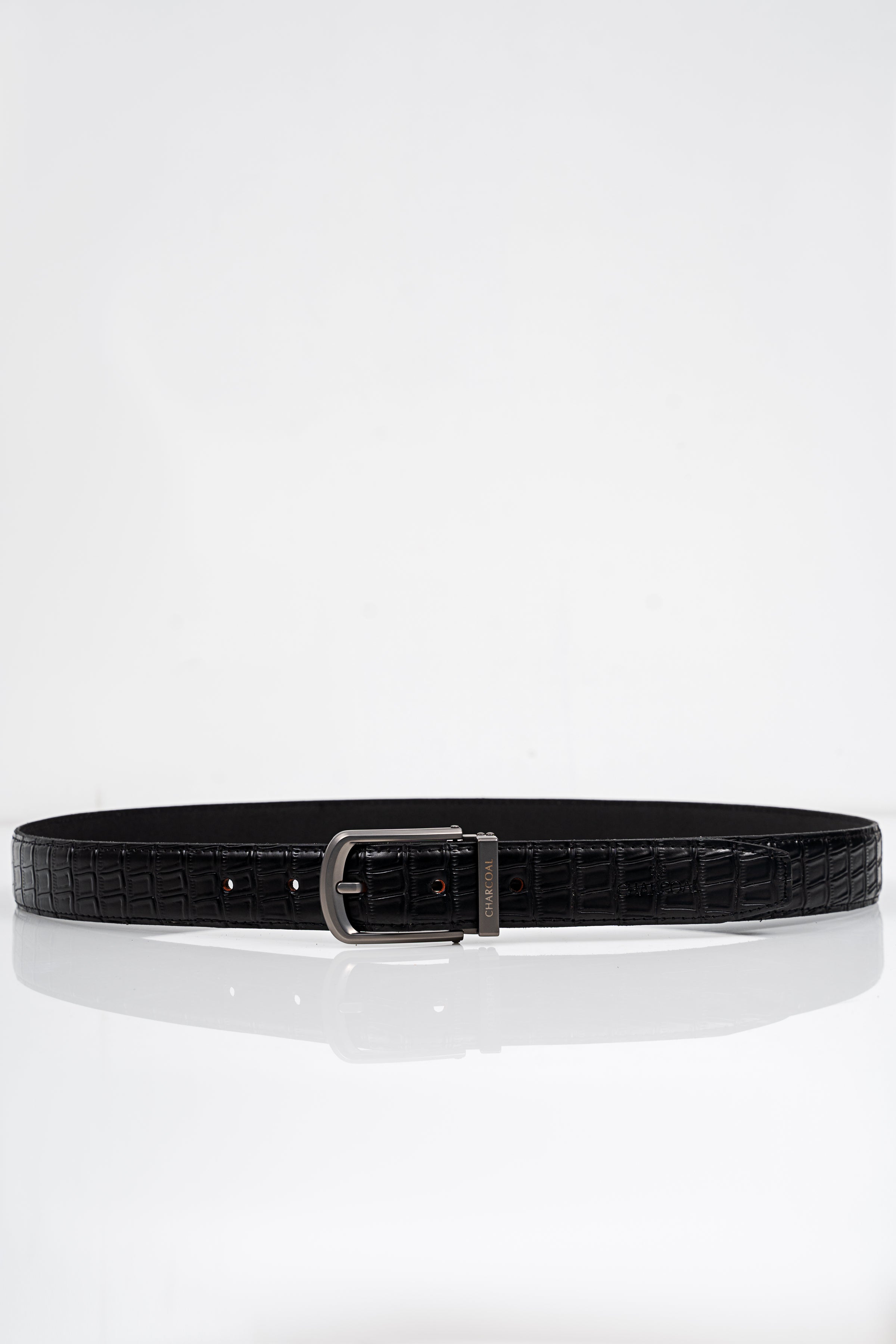 FORMAL BELT - Charcoal Clothing