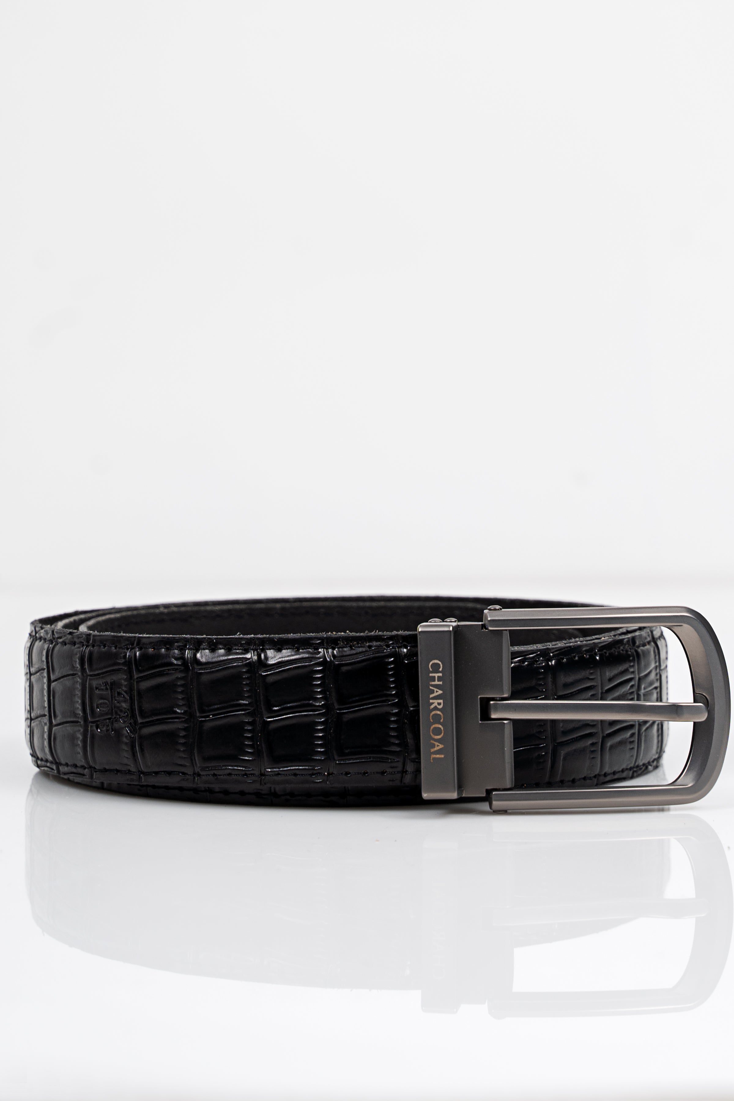 FORMAL BELT - Charcoal Clothing