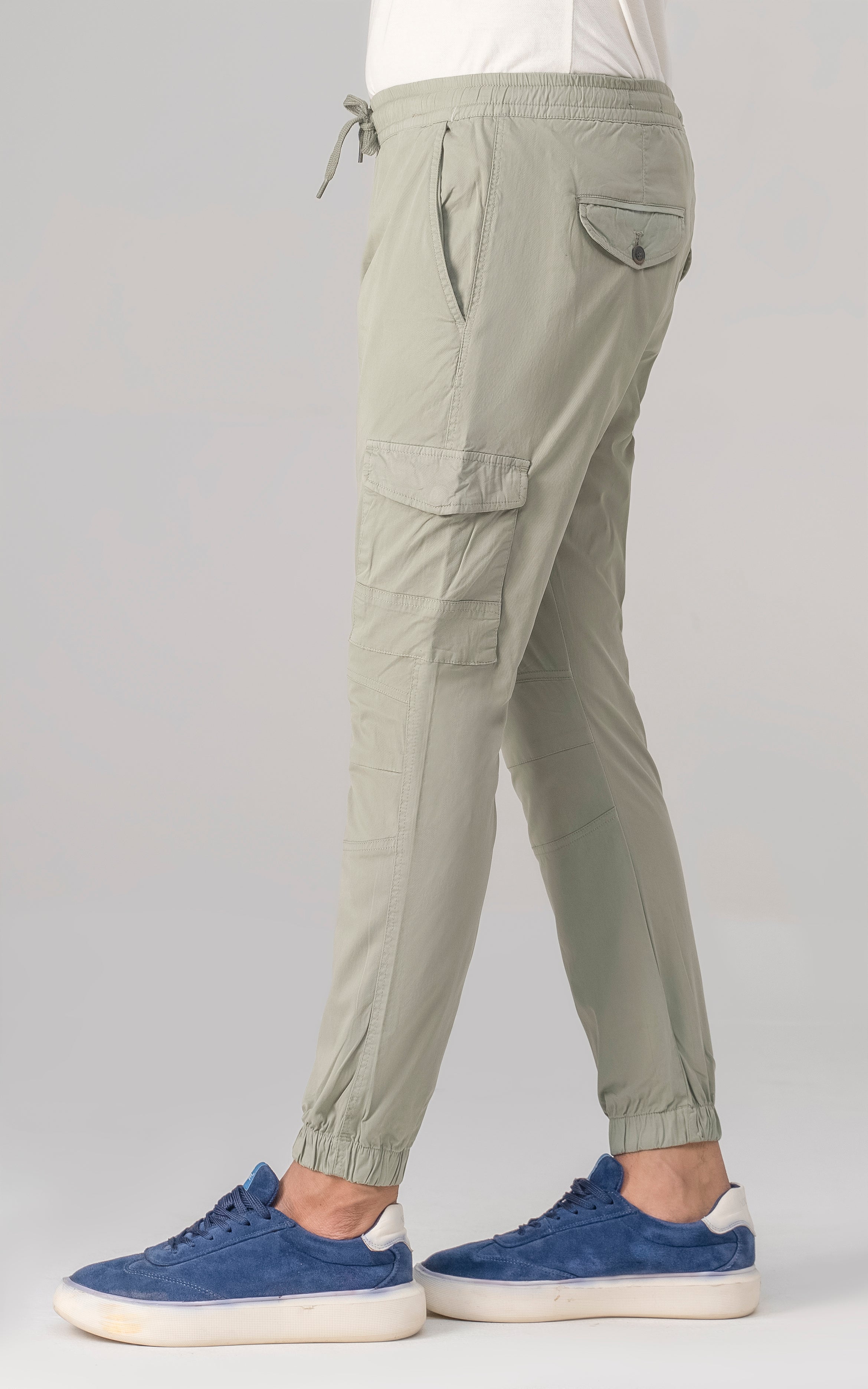 CASUAL JOGGER TROUSER LIGHT OLIVE