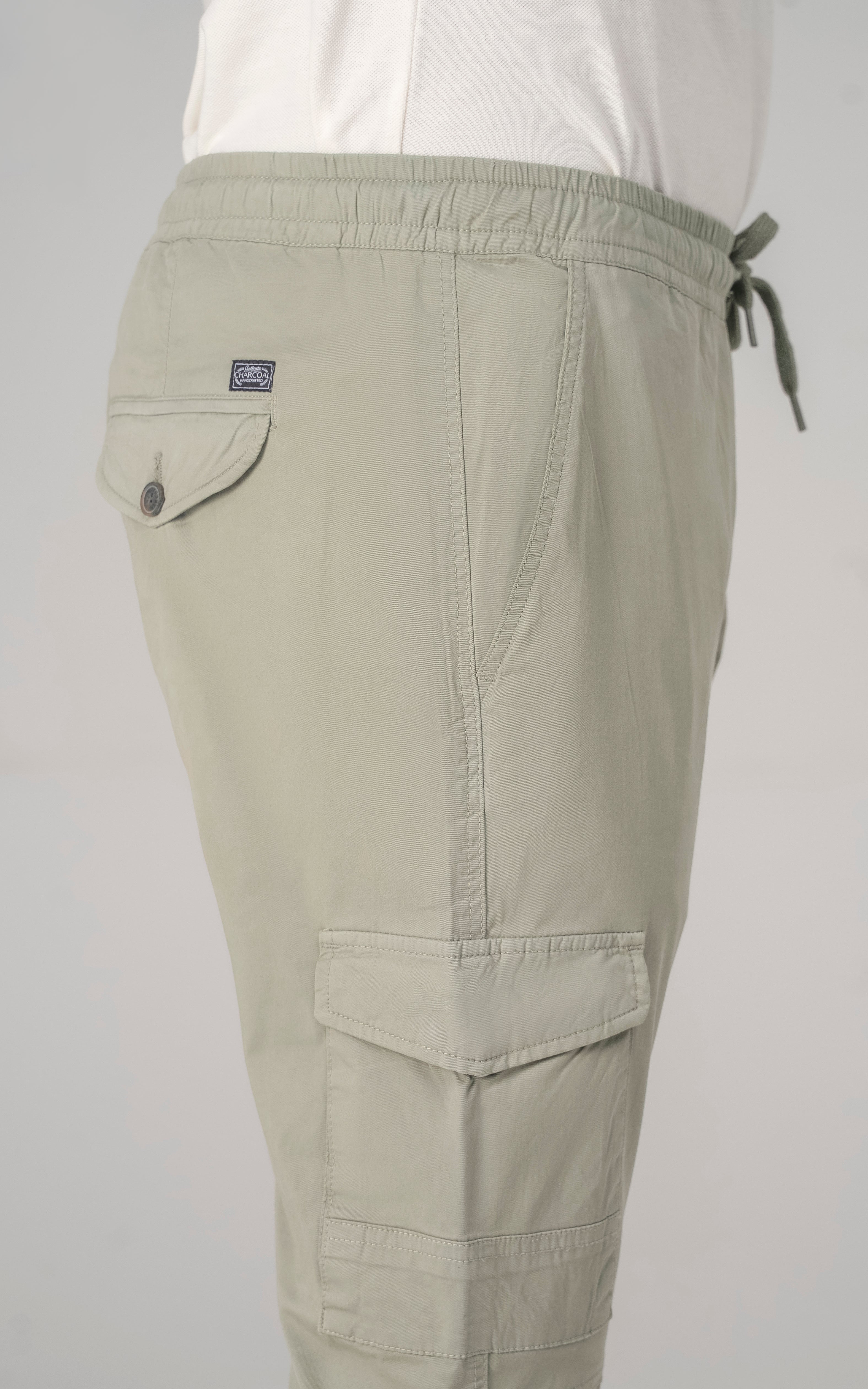 CASUAL JOGGER TROUSER LIGHT OLIVE