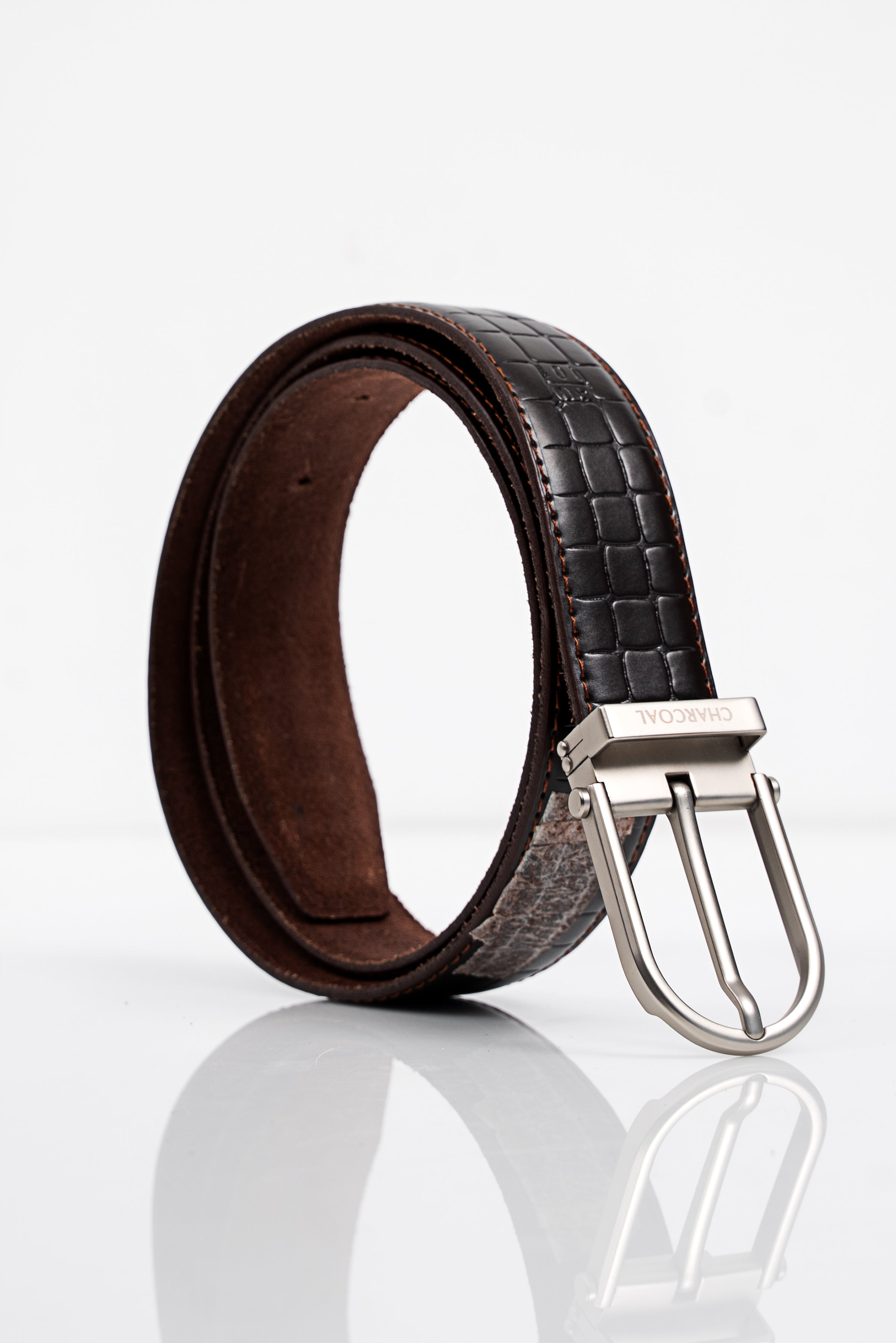 FORMAL BELT - Charcoal Clothing