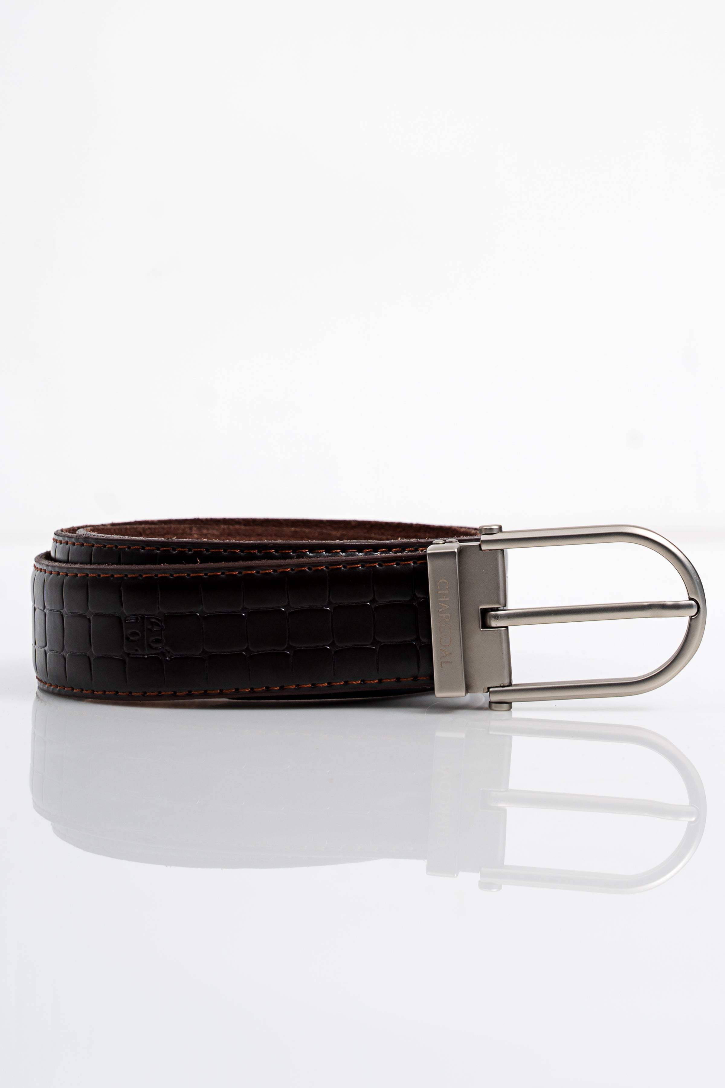 FORMAL BELT - Charcoal Clothing