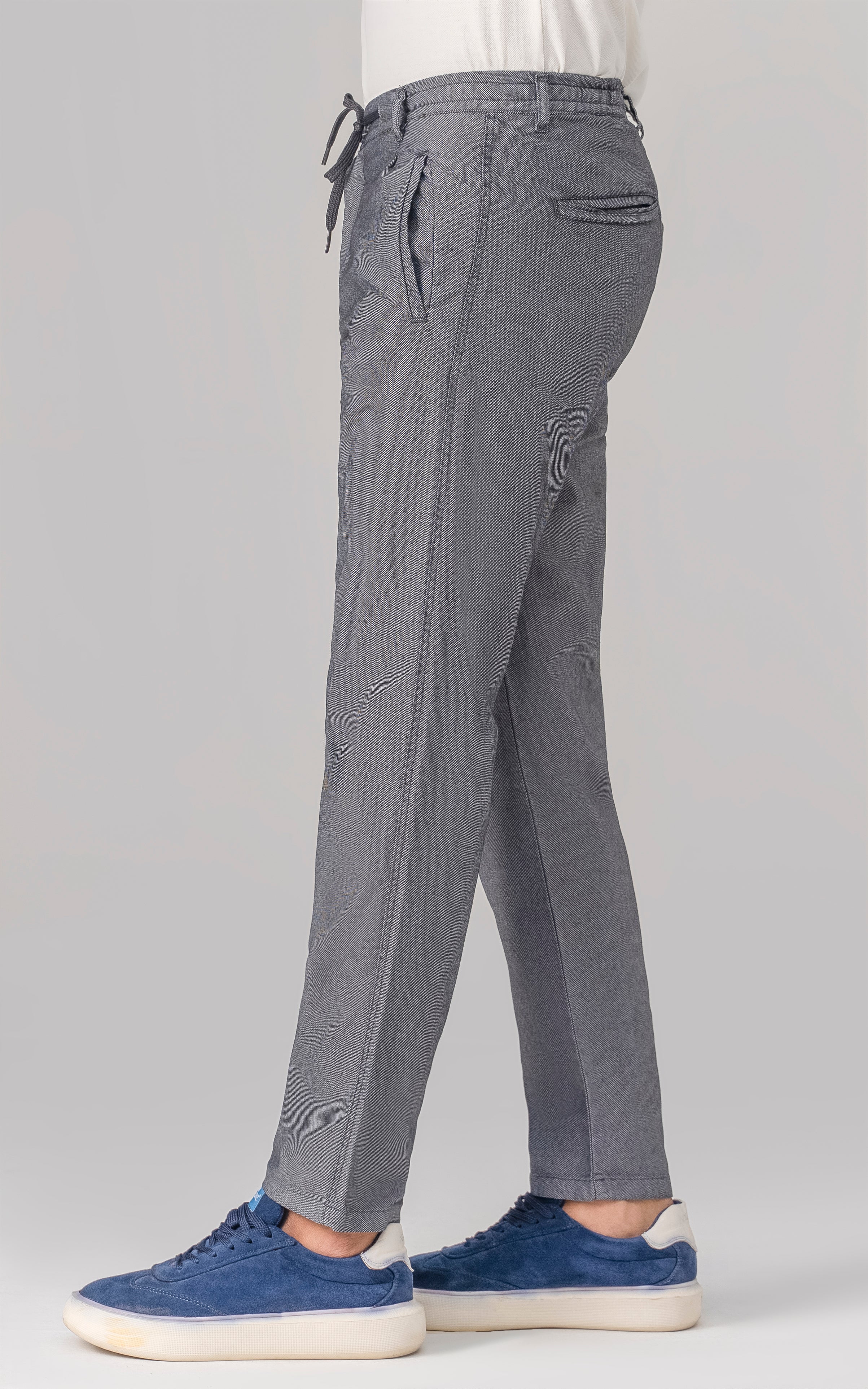 CASUAL TROUSER REGULAR FIT CHARCOAL