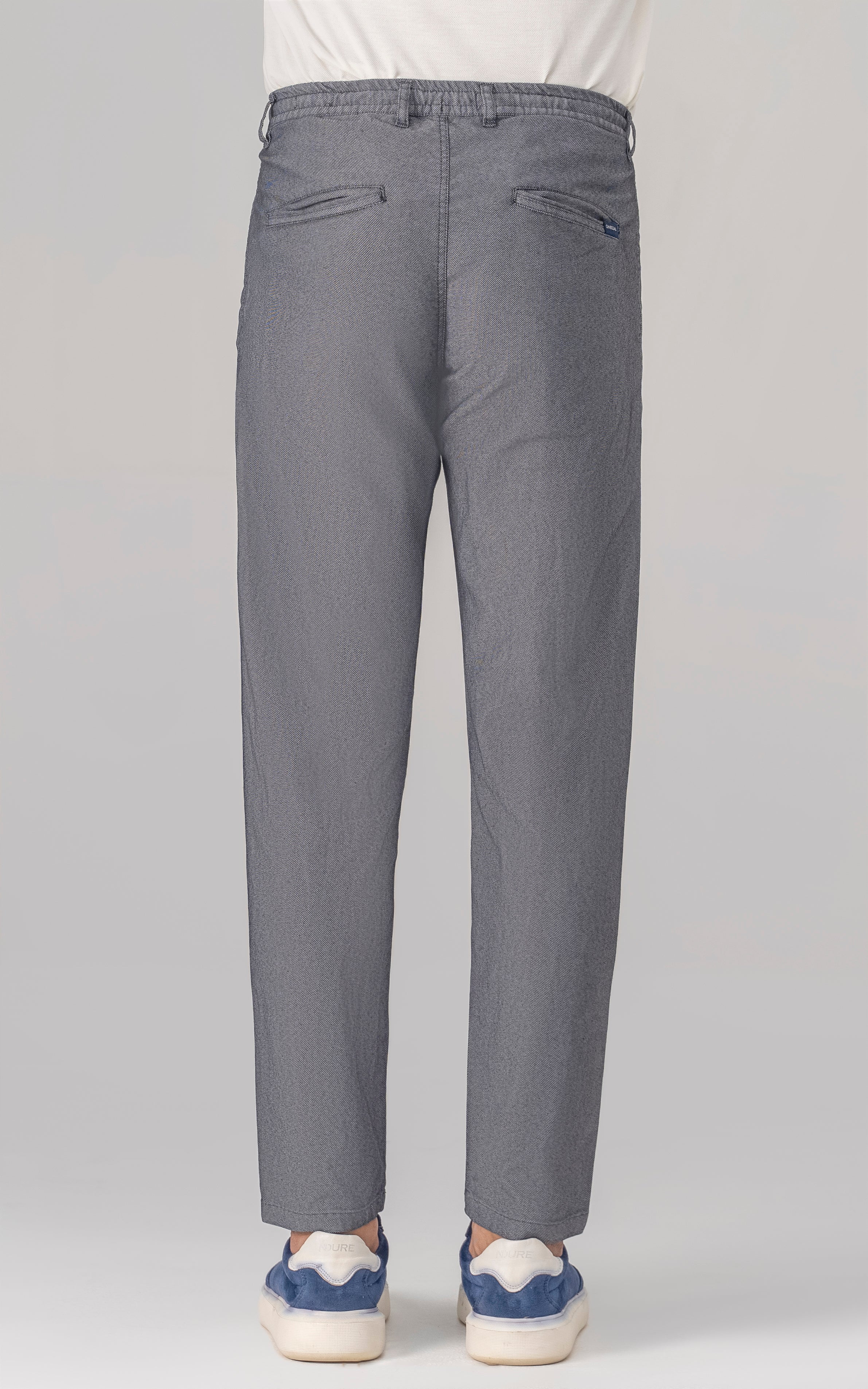 CASUAL TROUSER REGULAR FIT CHARCOAL
