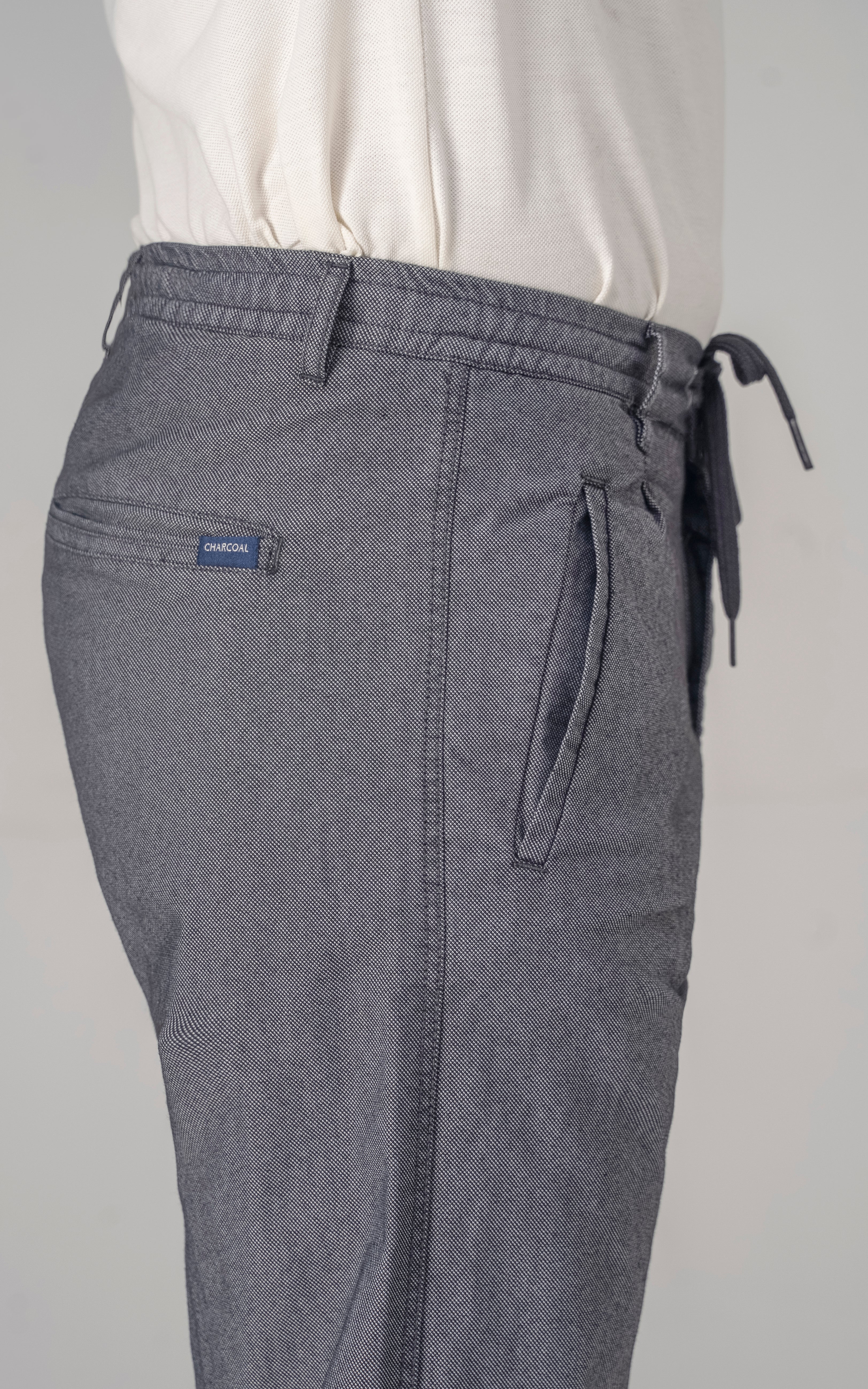 CASUAL TROUSER REGULAR FIT CHARCOAL