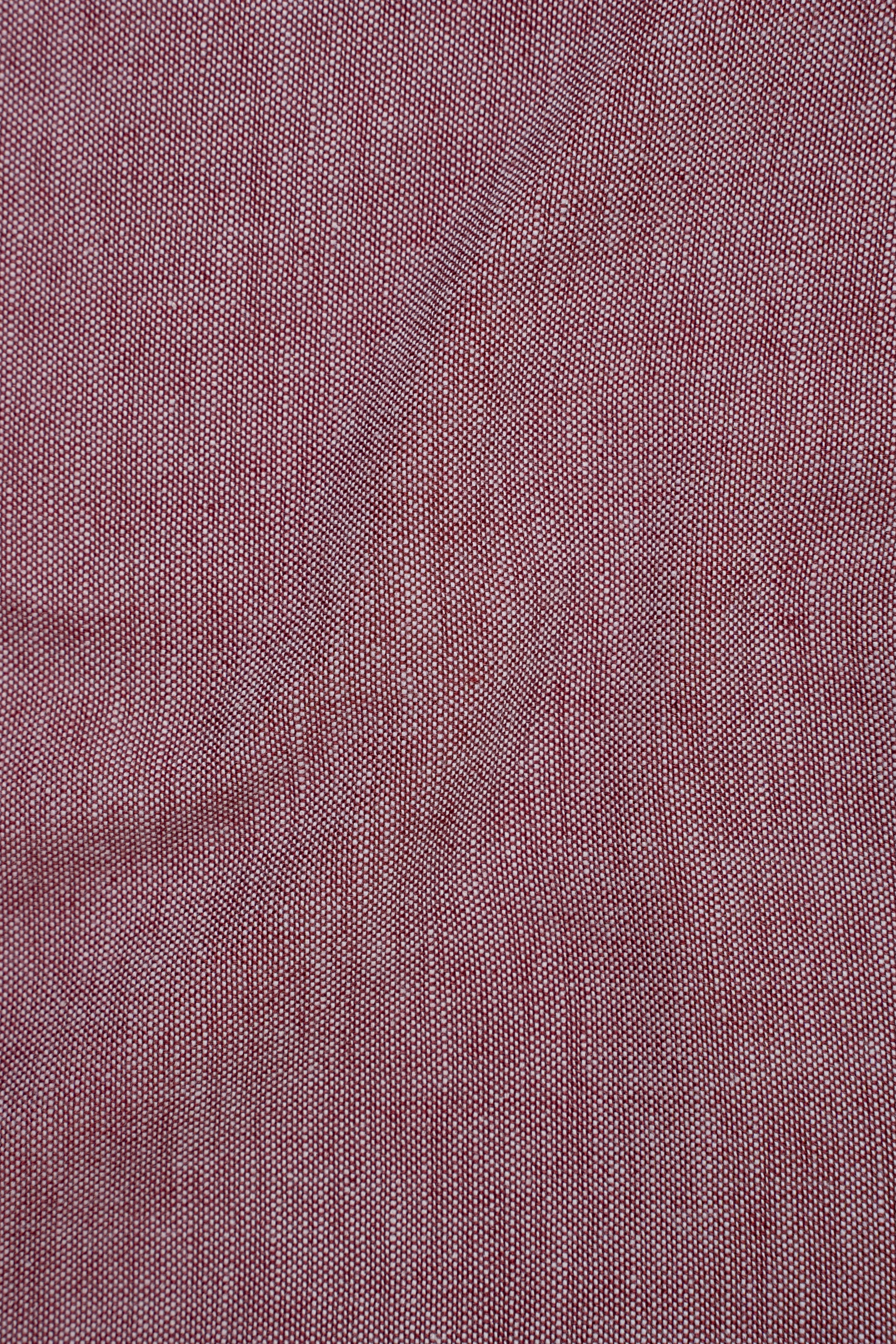 Dark red heather fabric texture swatch