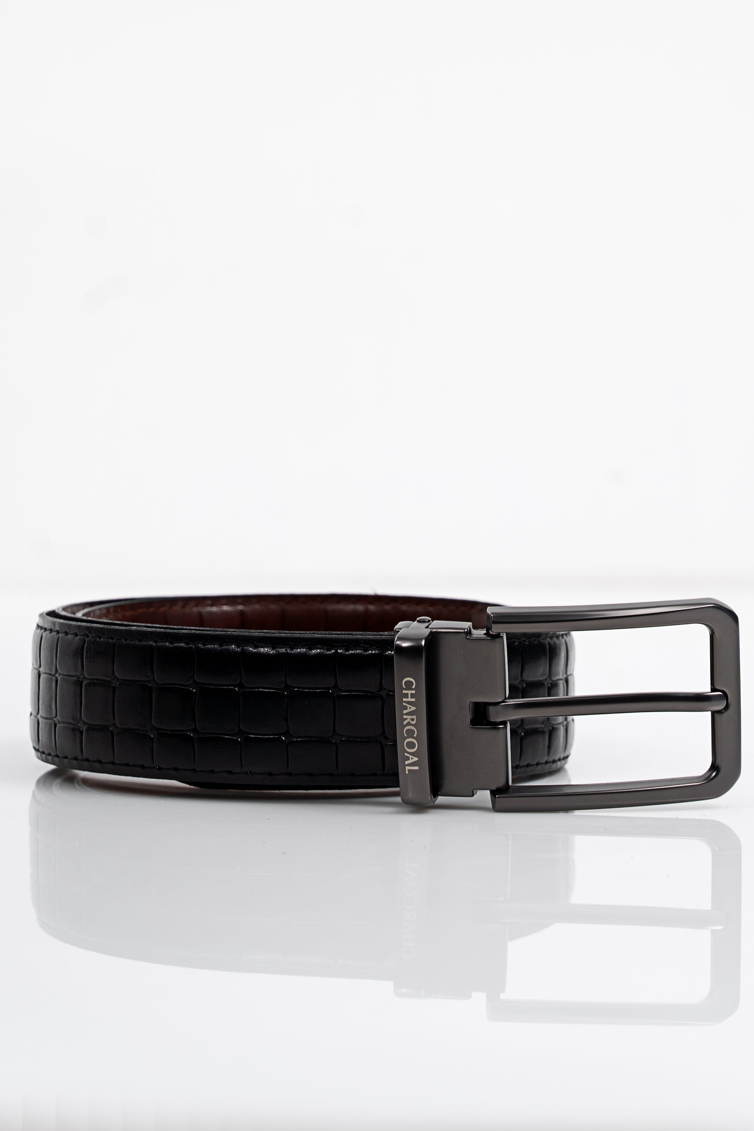 FORMAL BELT - Charcoal Clothing