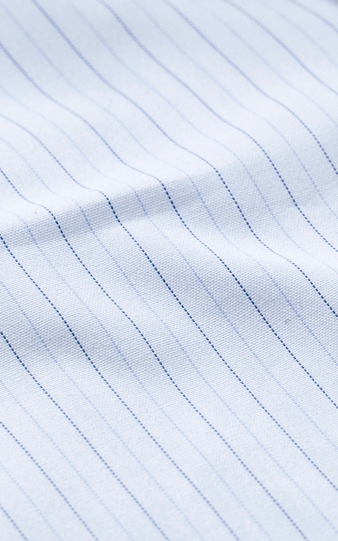 SEMI FORMAL SMART FIT STRIPED SHIRT WHITE BLUE