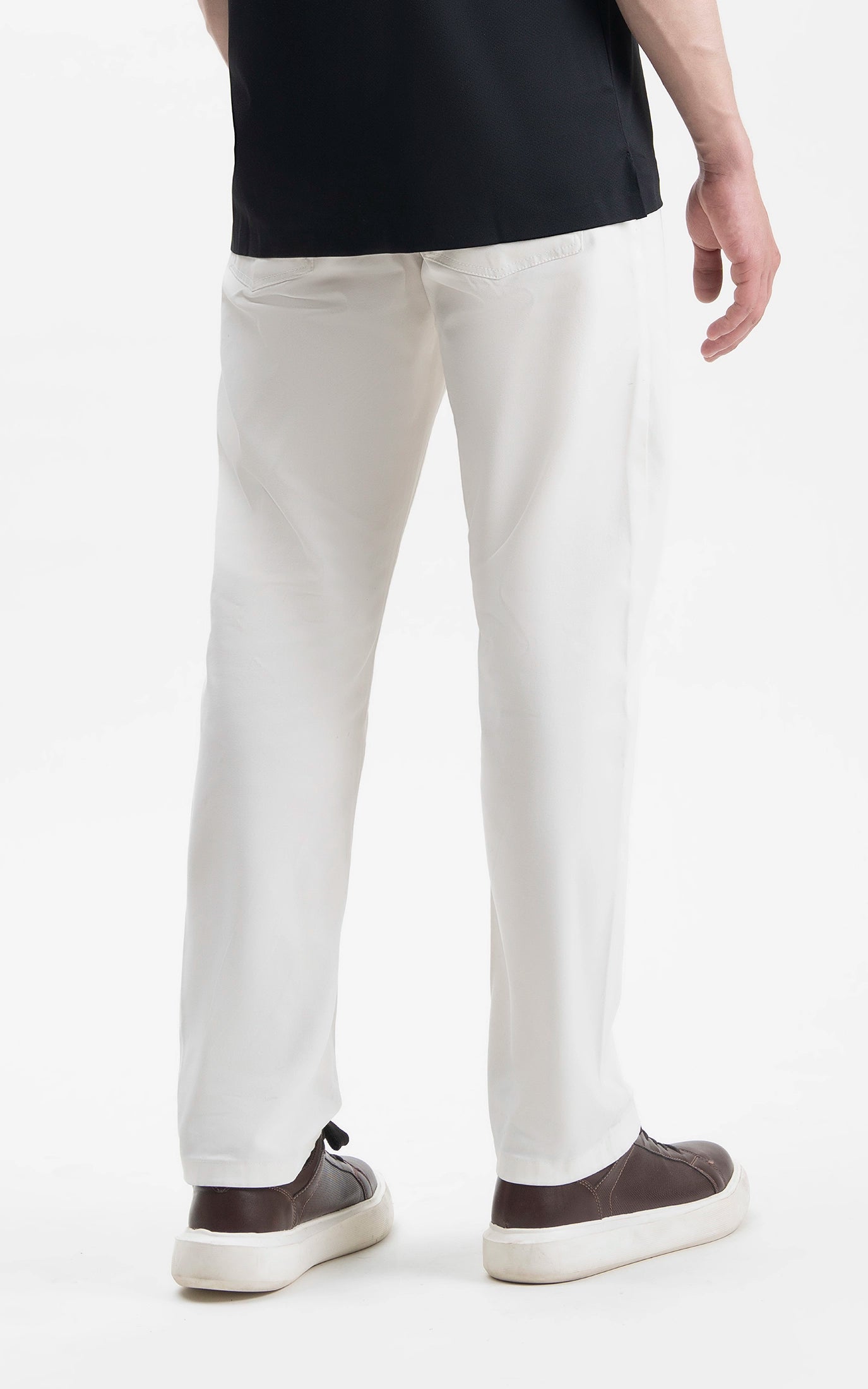CASUAL PANT STRAIGHT FIT WHITE