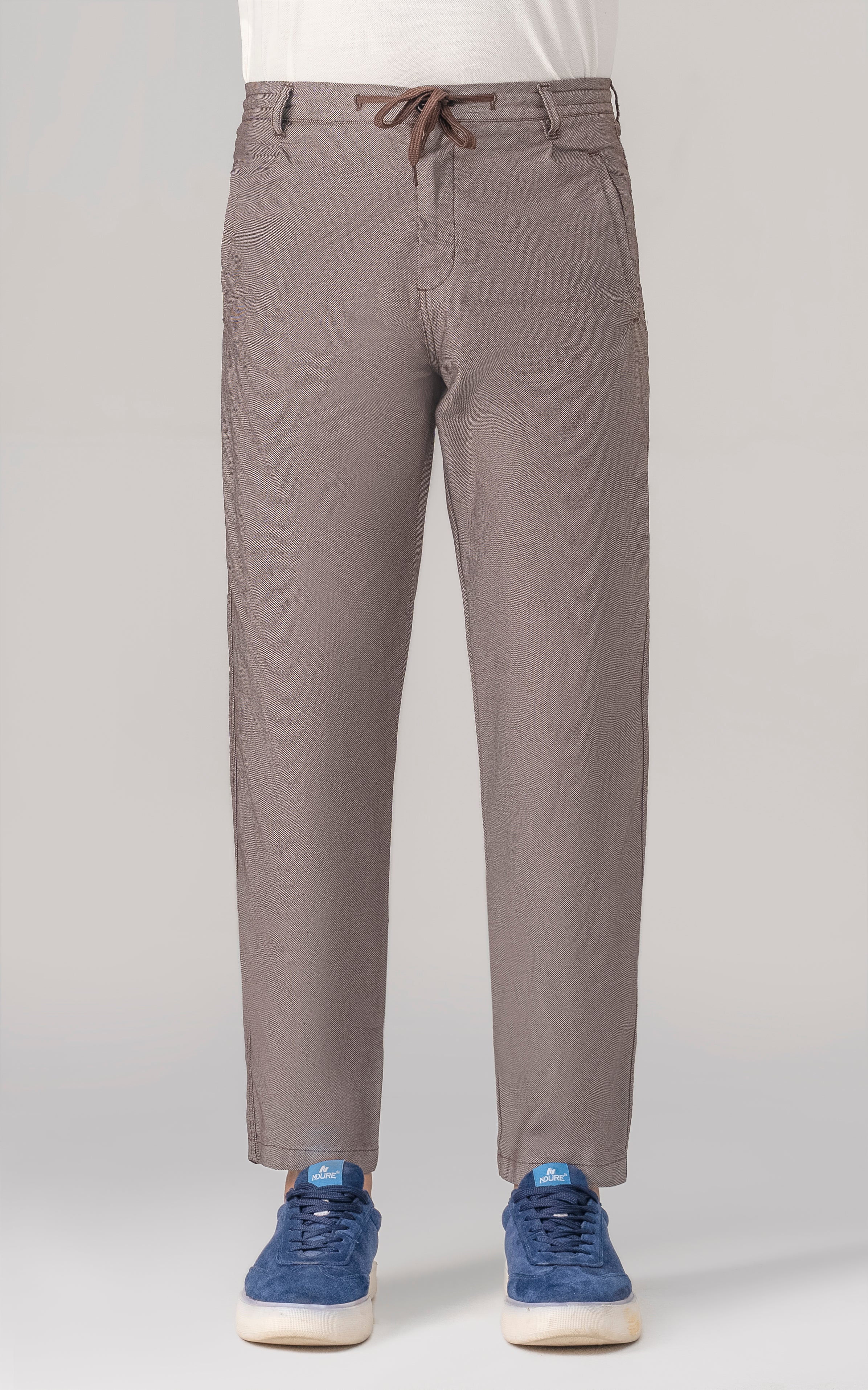 CASUAL TROUSER REGULAR FIT BROWN