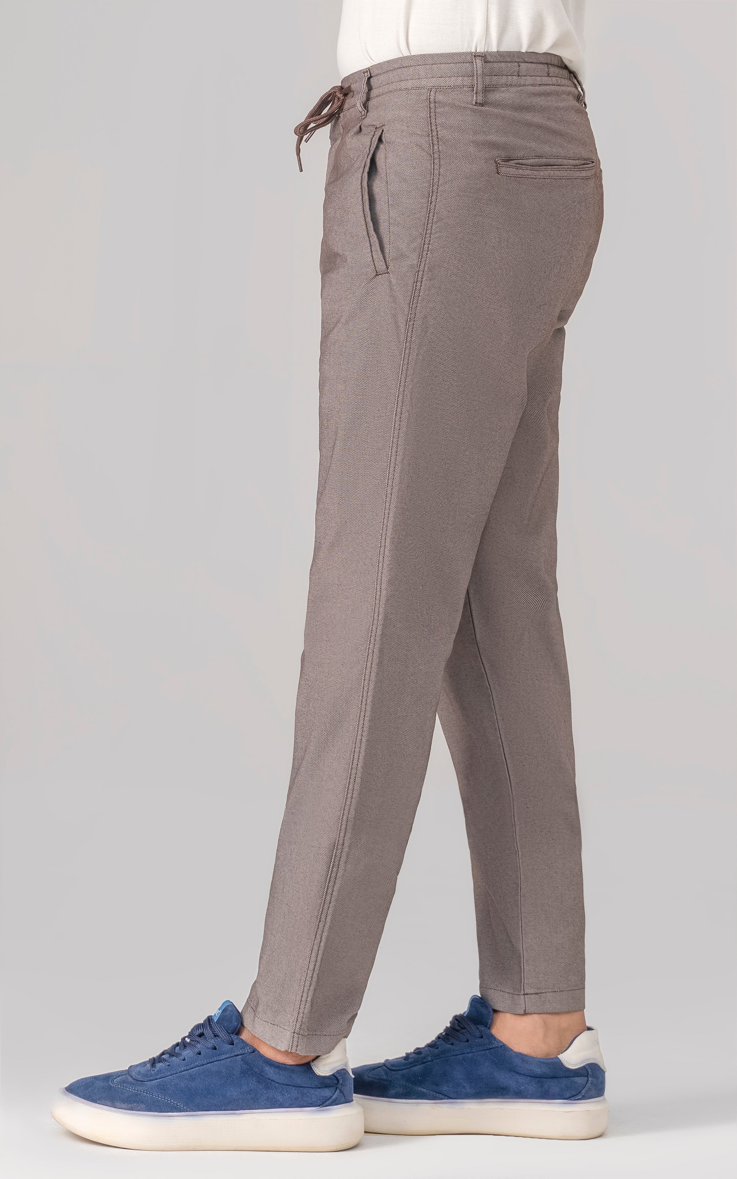 CASUAL TROUSER REGULAR FIT BROWN