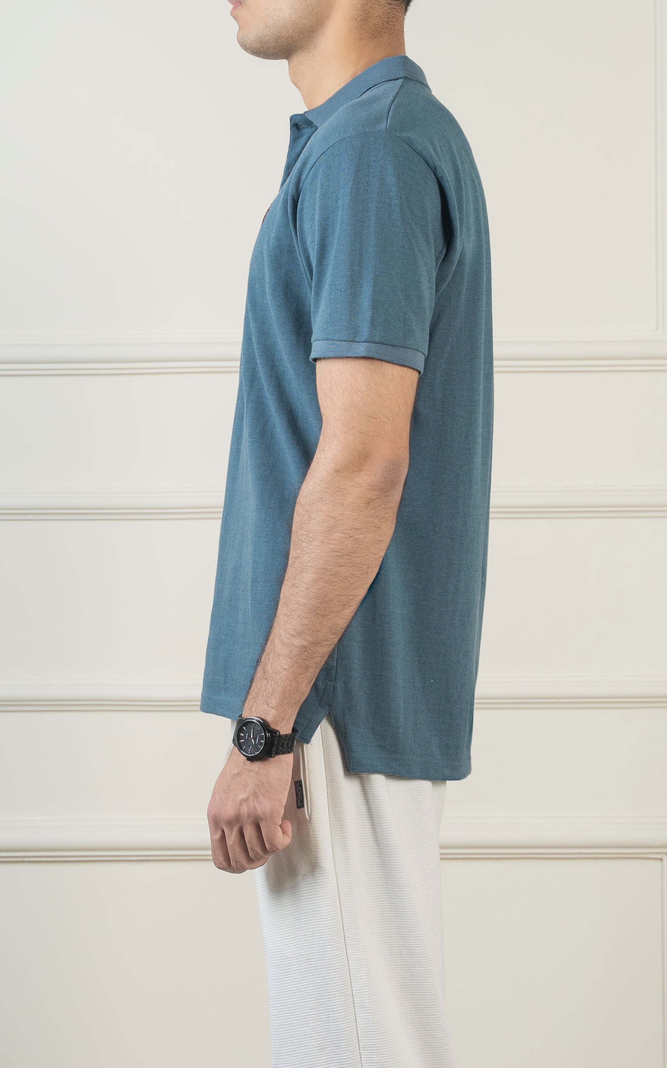 SMART FIT POLO TEAL BLUE