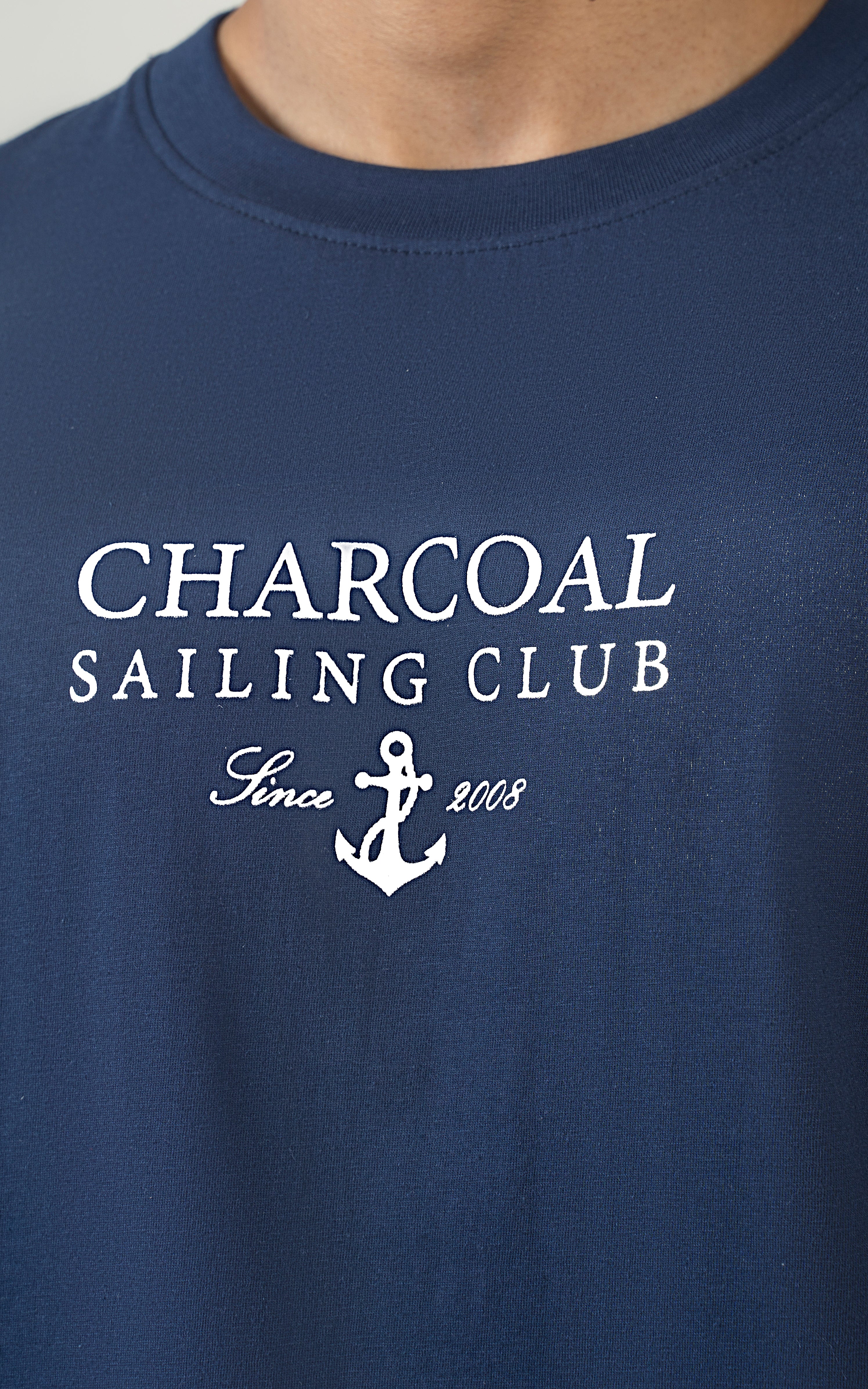 ROUND NECK T SHIRT NAVY
