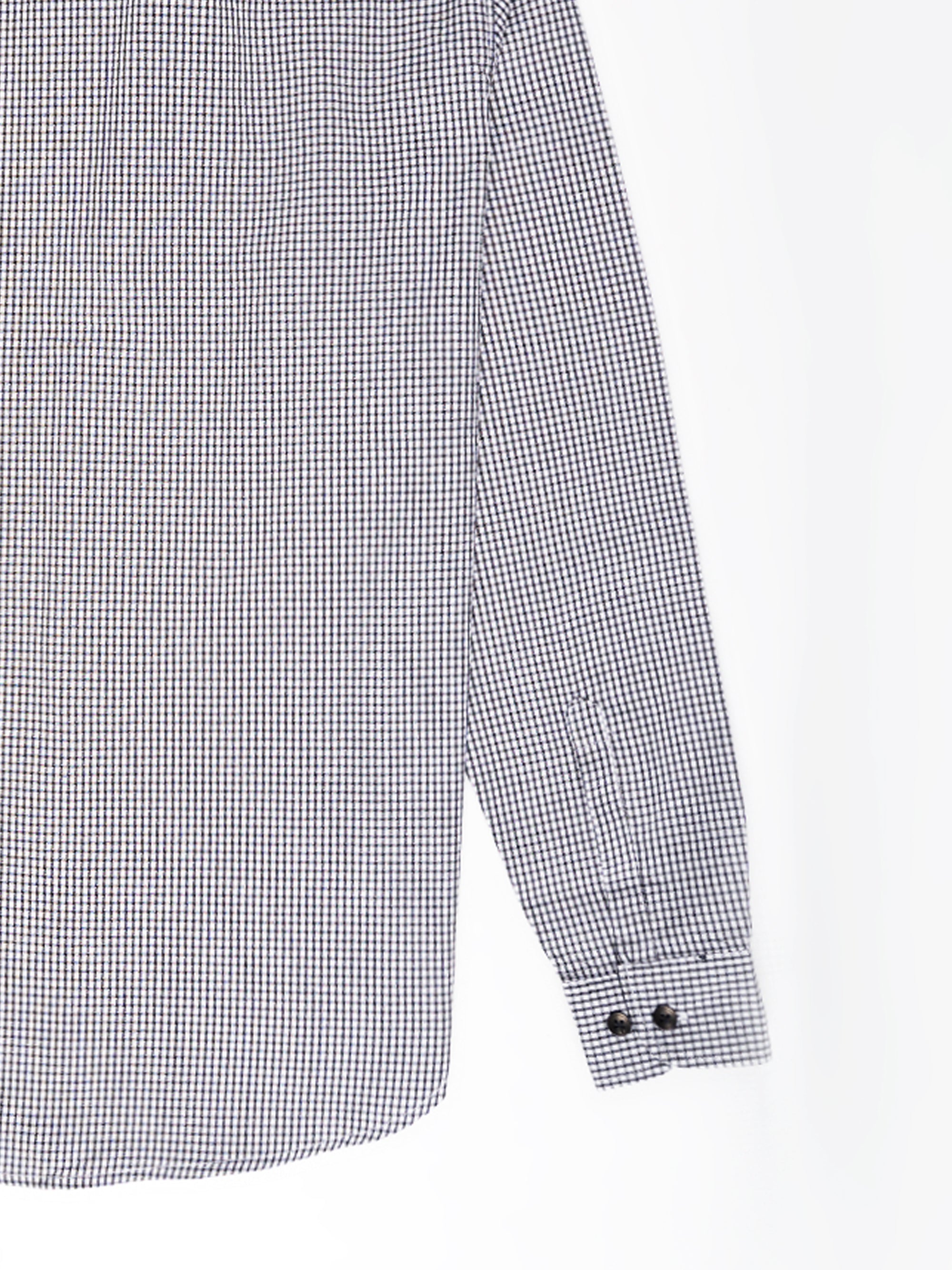 CASUAL SHIRT BLACK WHITE