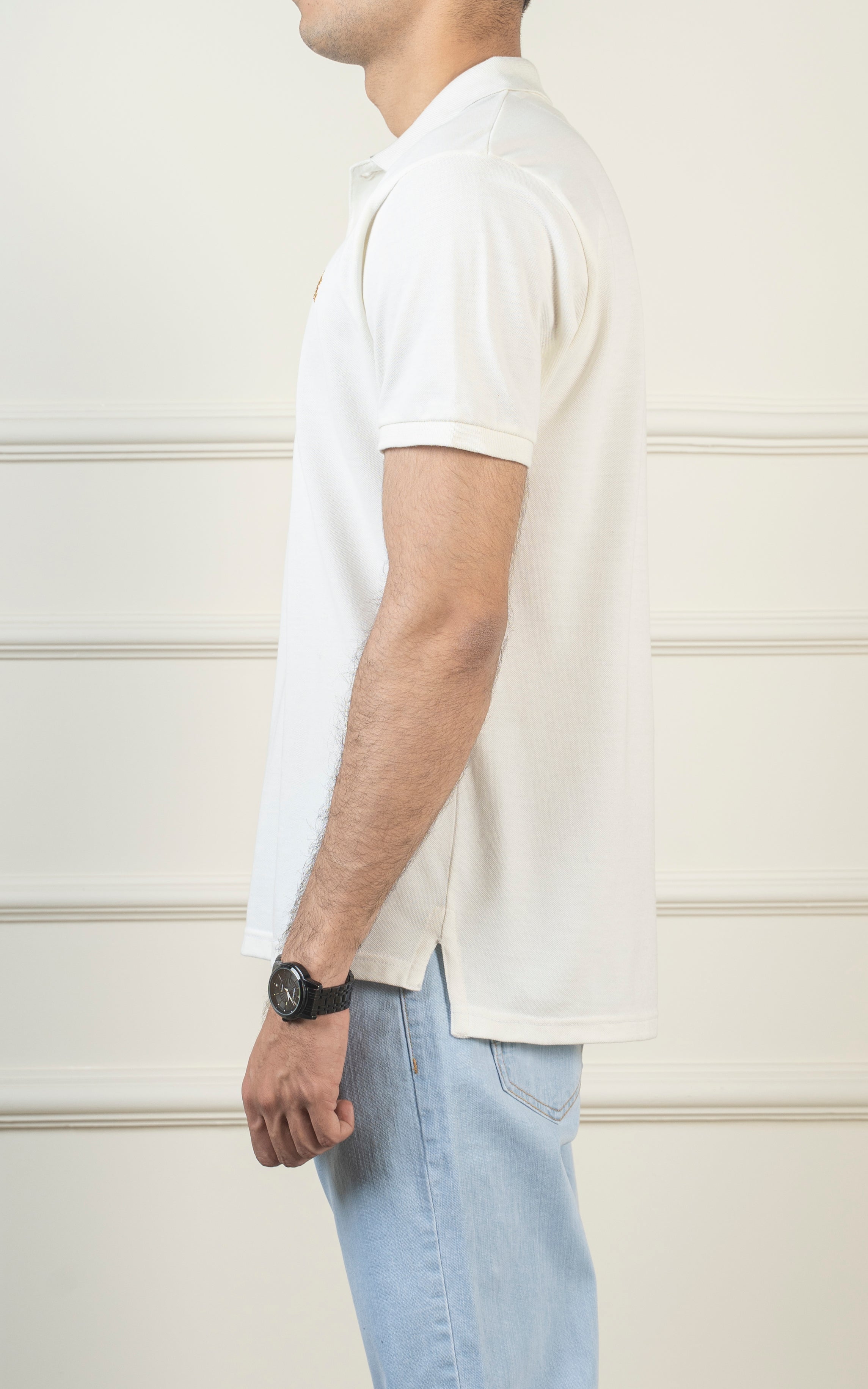 SMART FIT POLO OFF WHITE