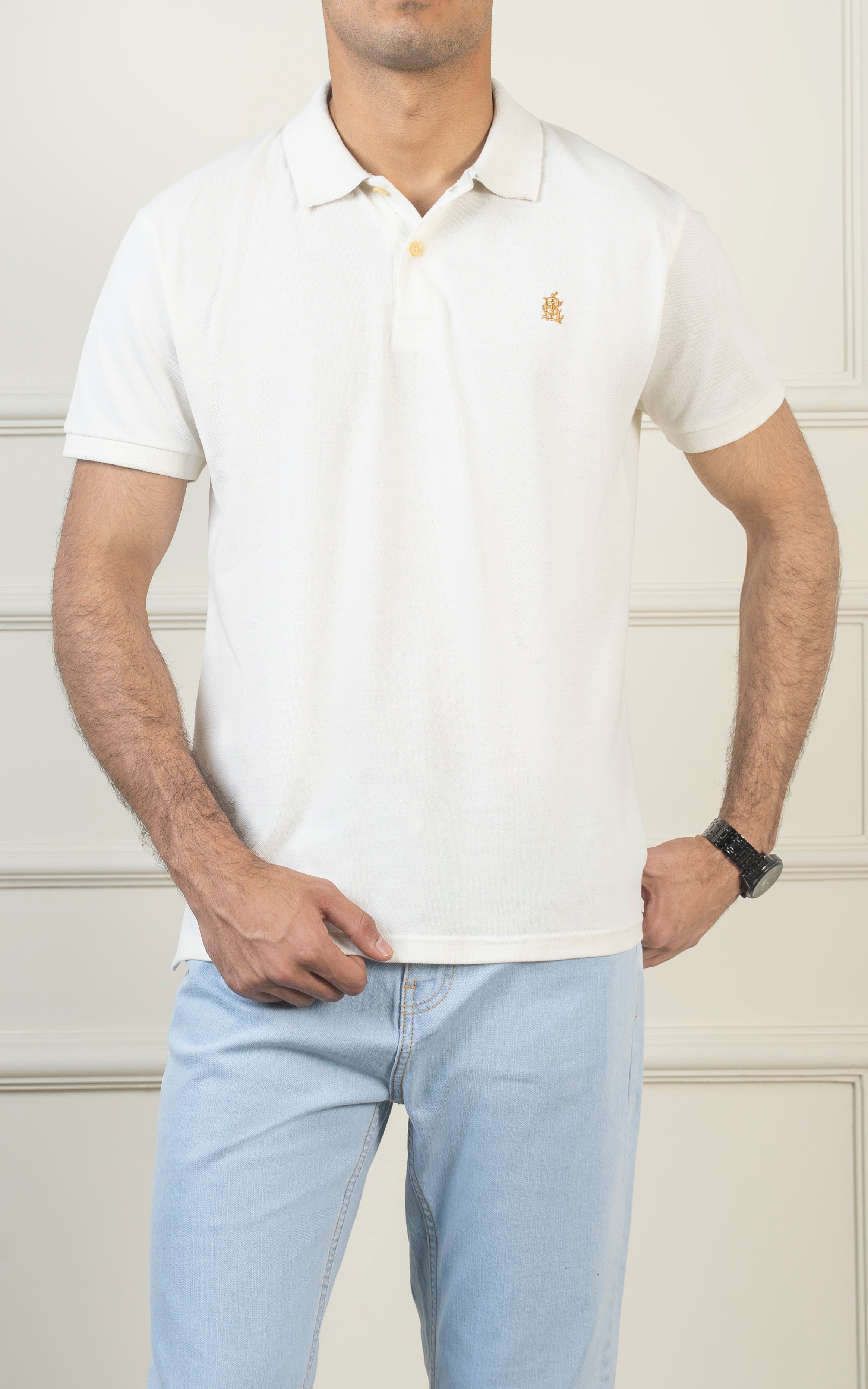 SMART FIT POLO OFF WHITE