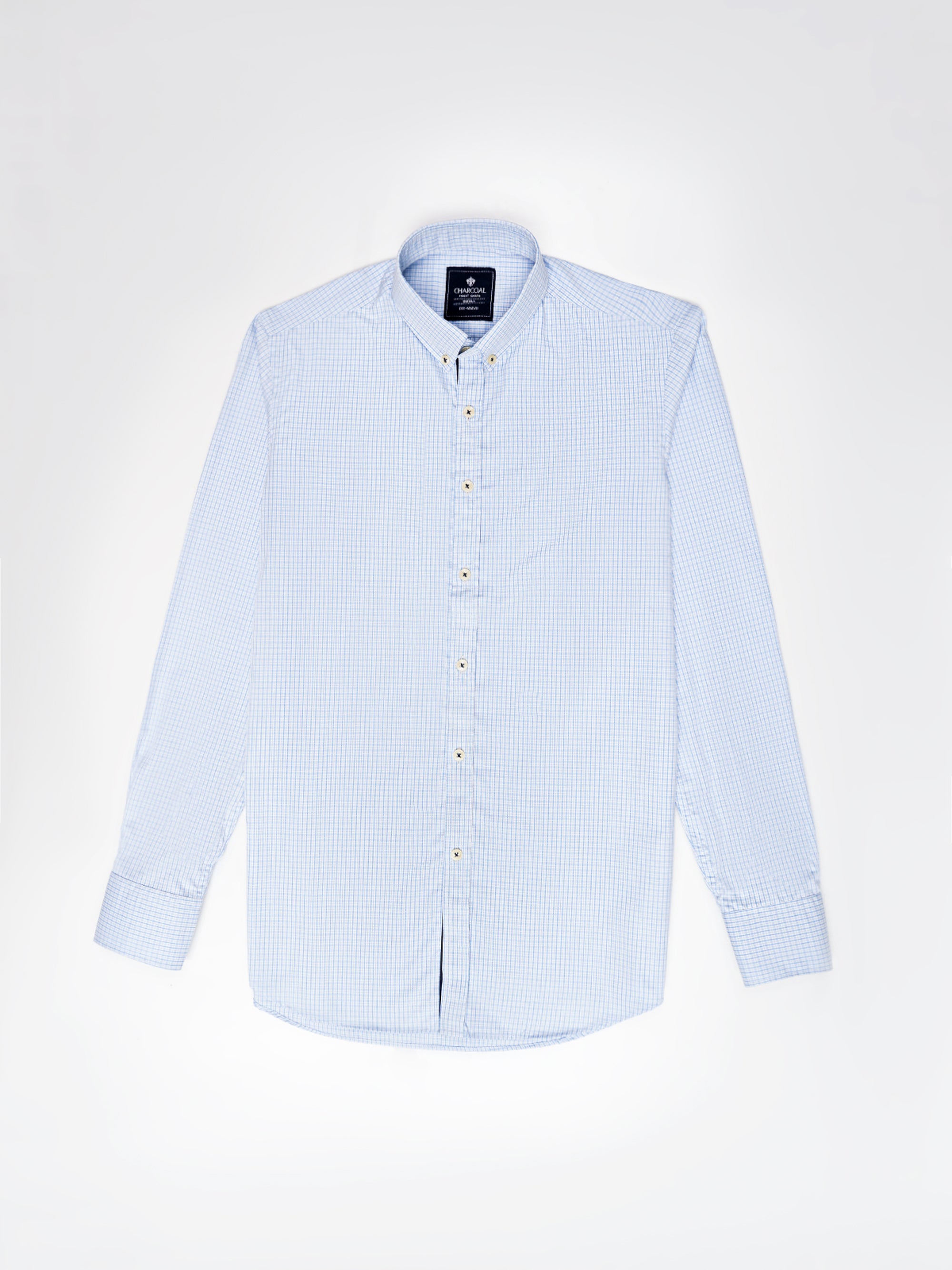 SEMI FORMAL SHIRTS SKY BLUE