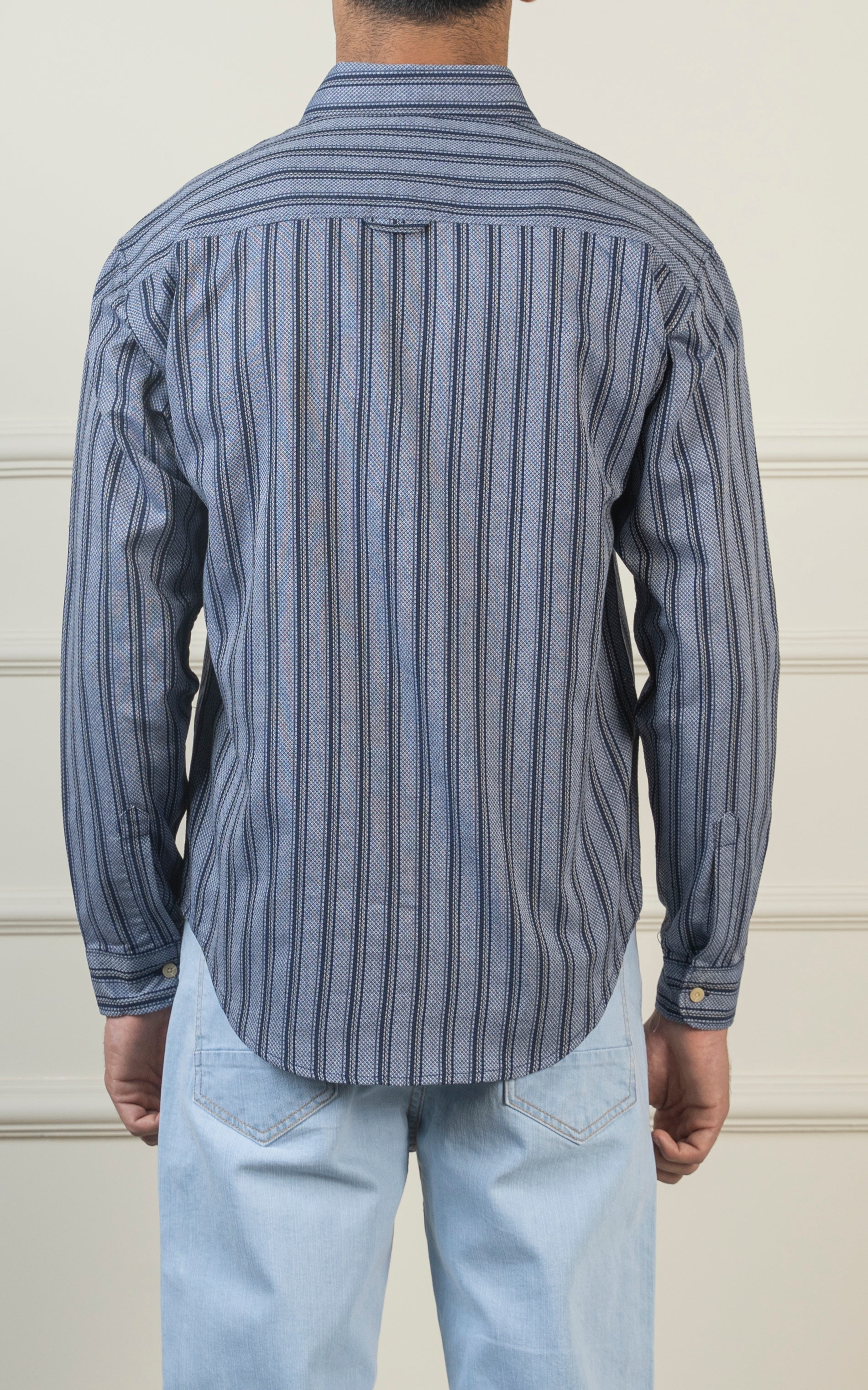 REGULAR COLLAR SHIRT NAVY