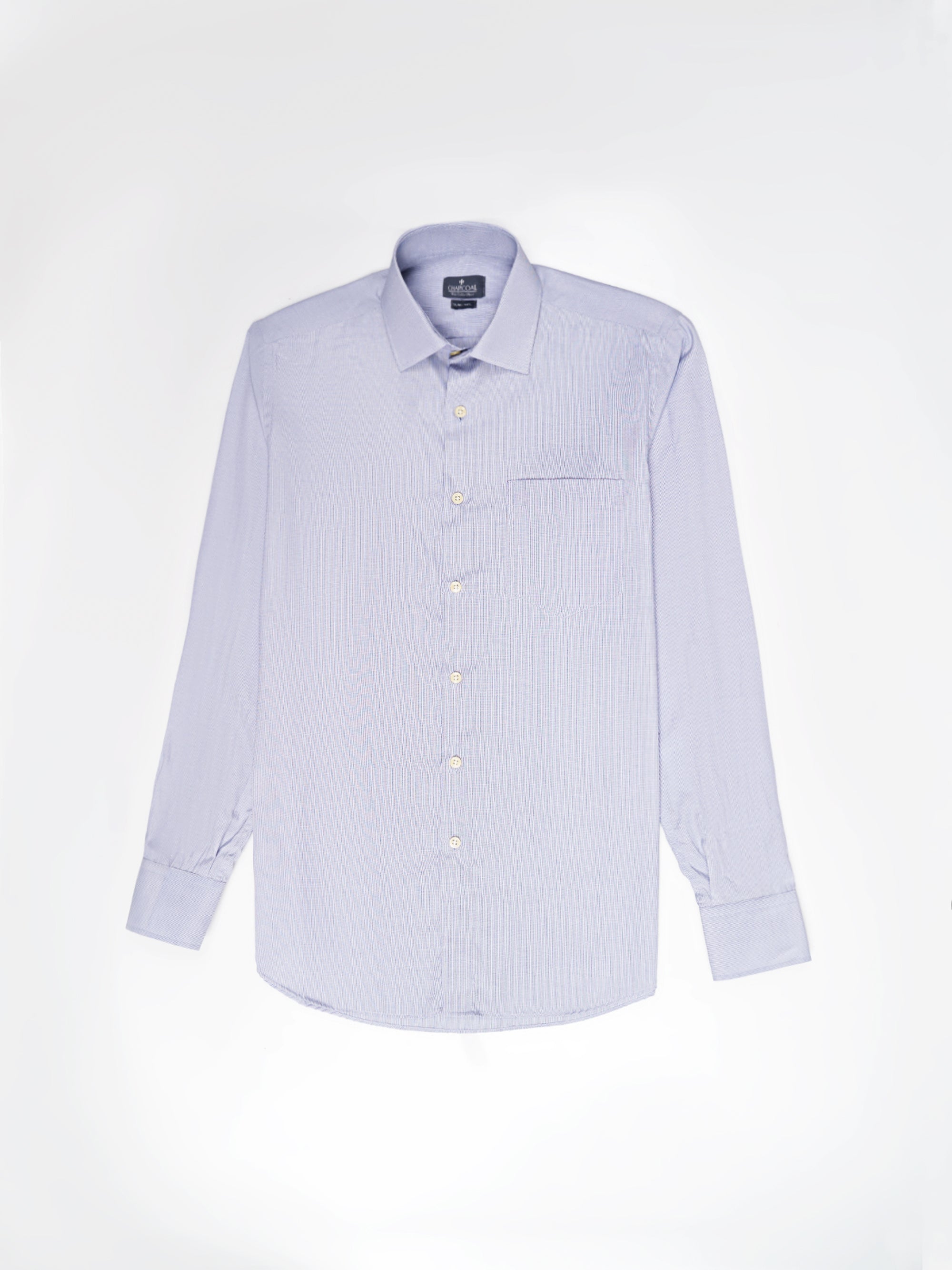 DRESS SHIRT PURPLE / WHITE