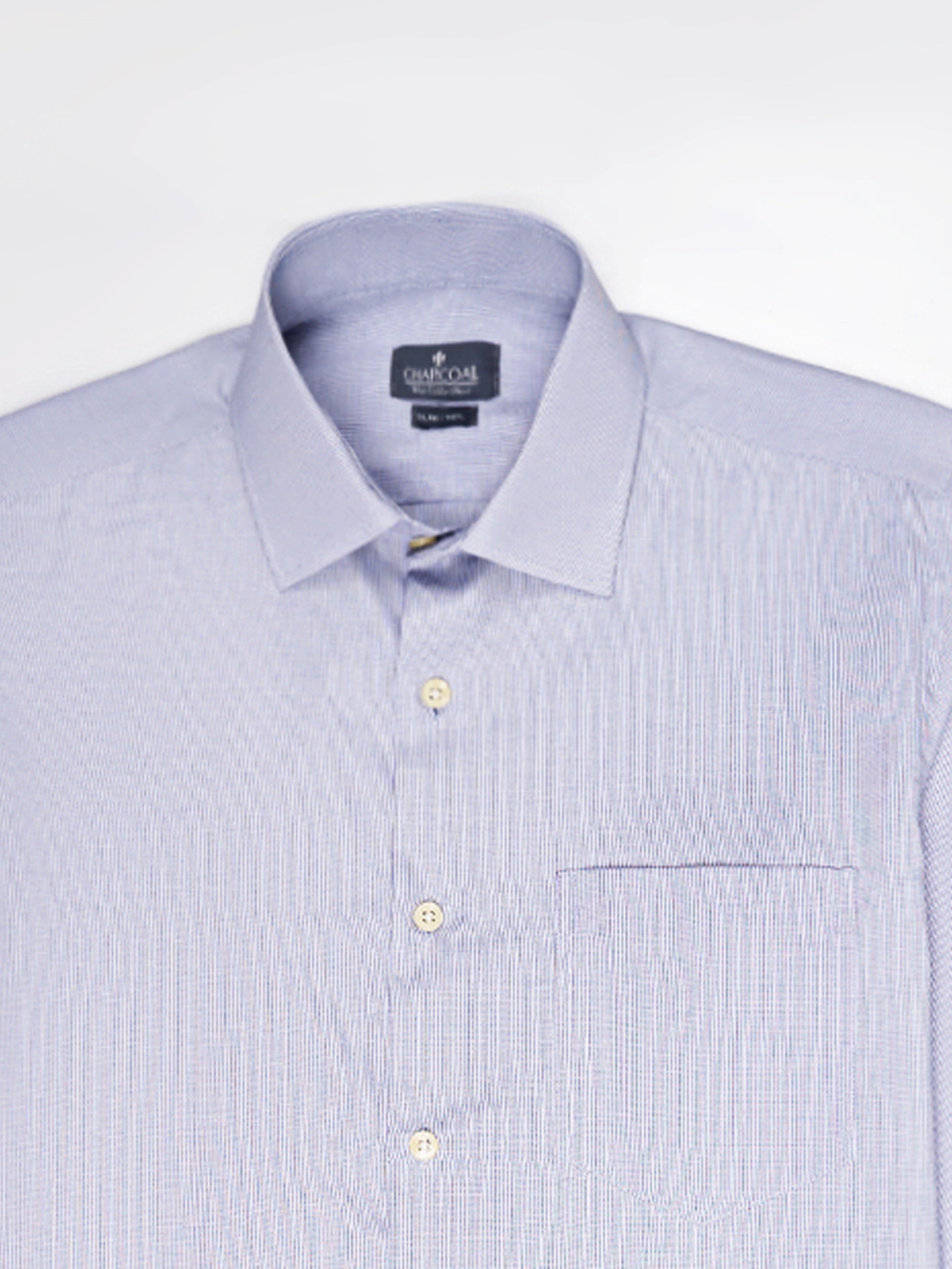DRESS SHIRT PURPLE / WHITE