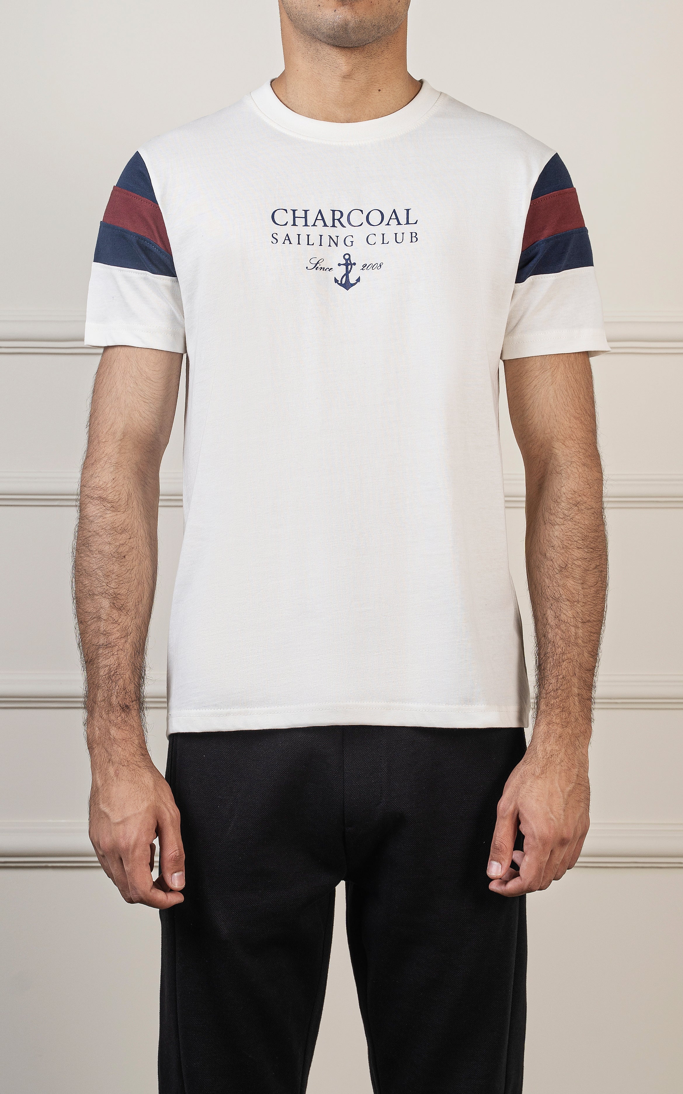 ROUND NECK T SHIRT WHITE