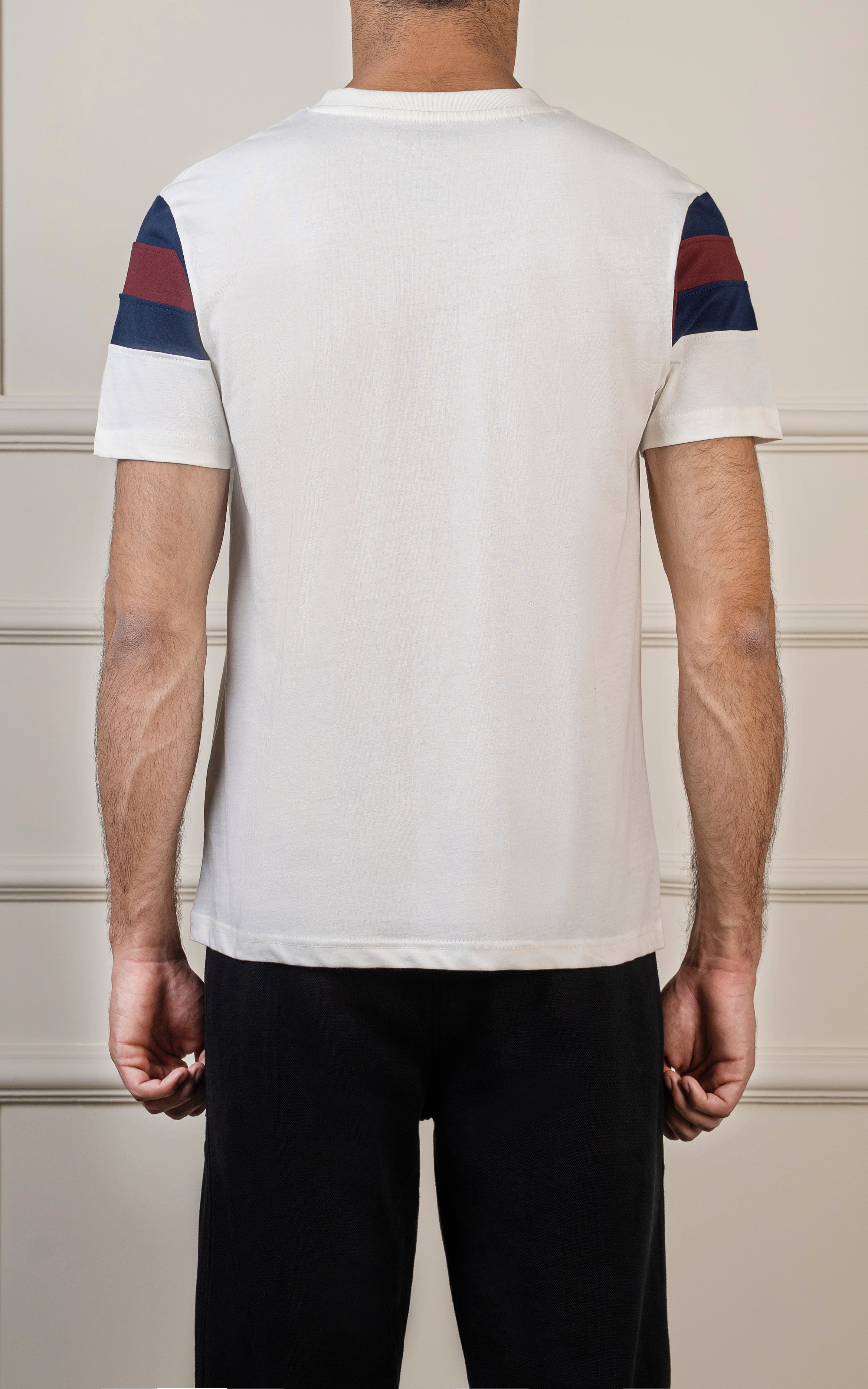 ROUND NECK T SHIRT WHITE