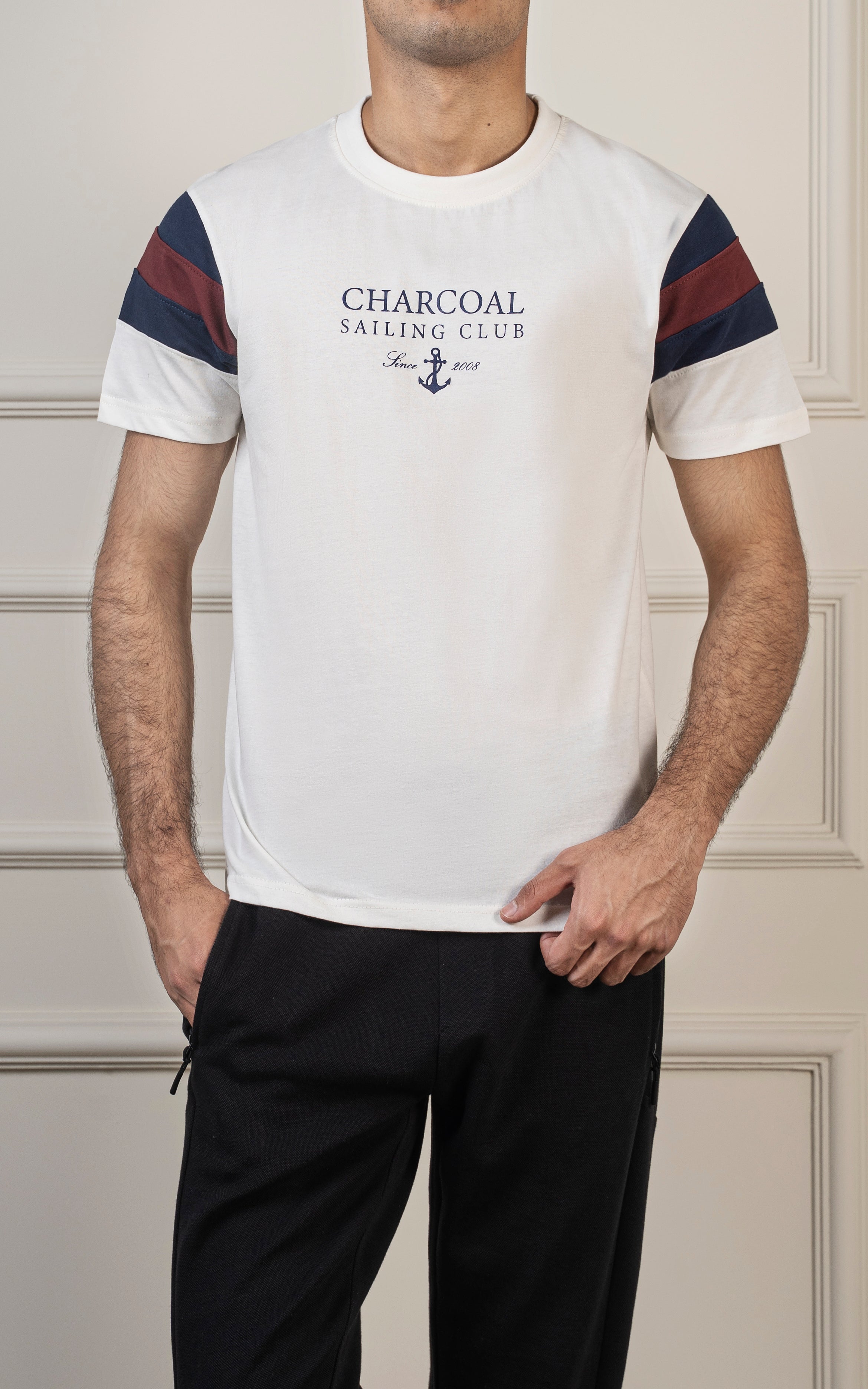 ROUND NECK T SHIRT WHITE