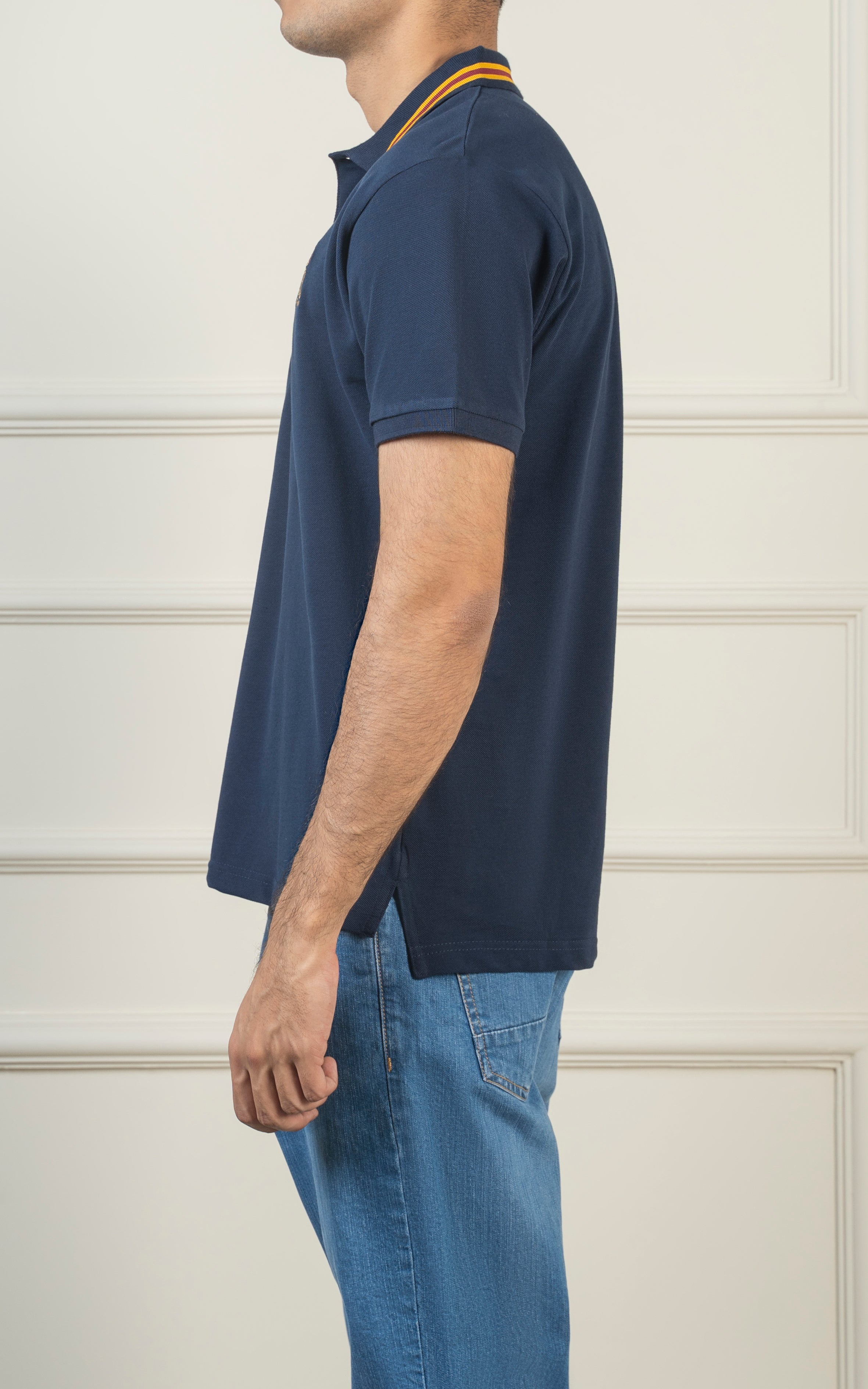 TIPPING COLLAR POLO NAVY