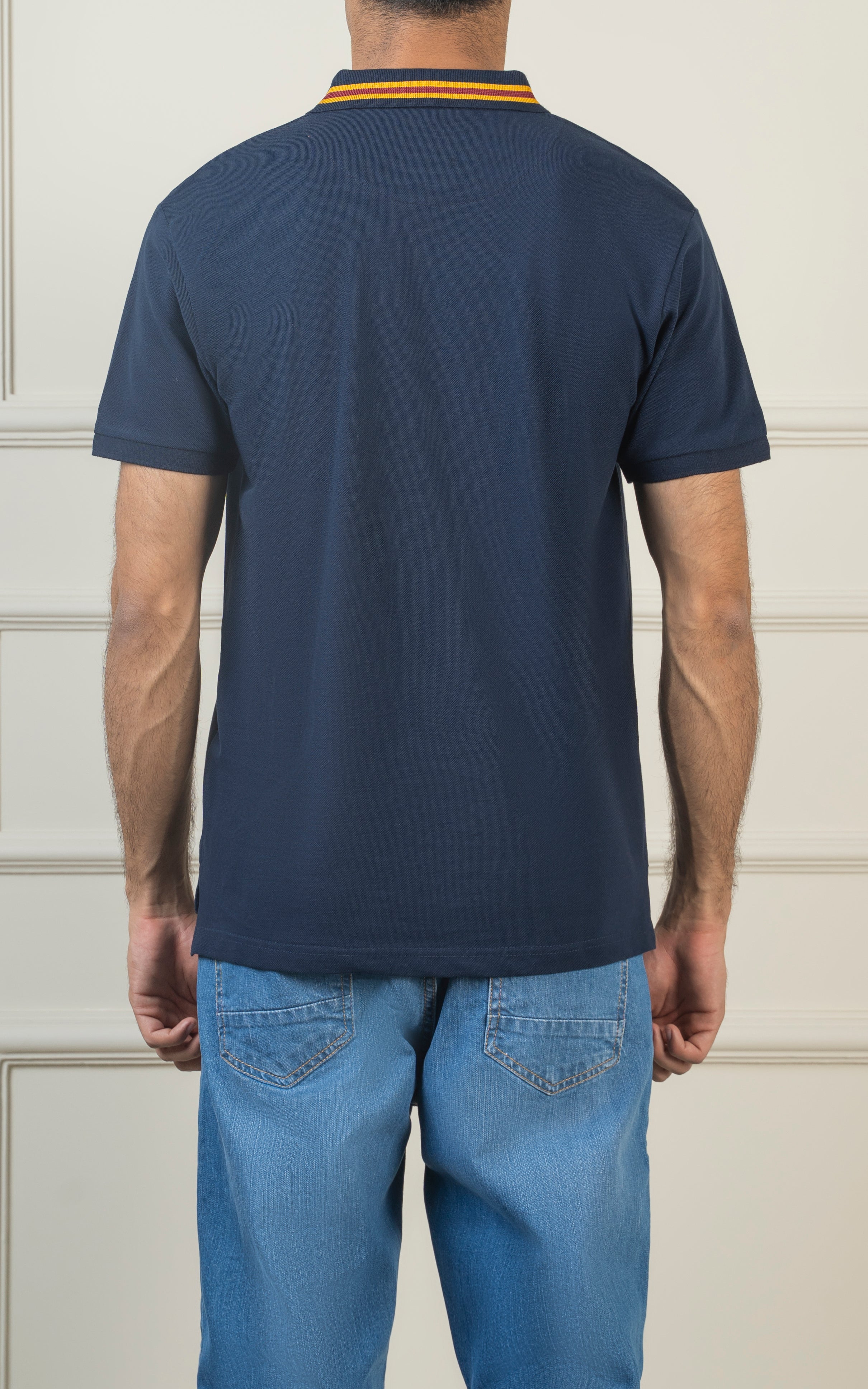 TIPPING COLLAR POLO NAVY