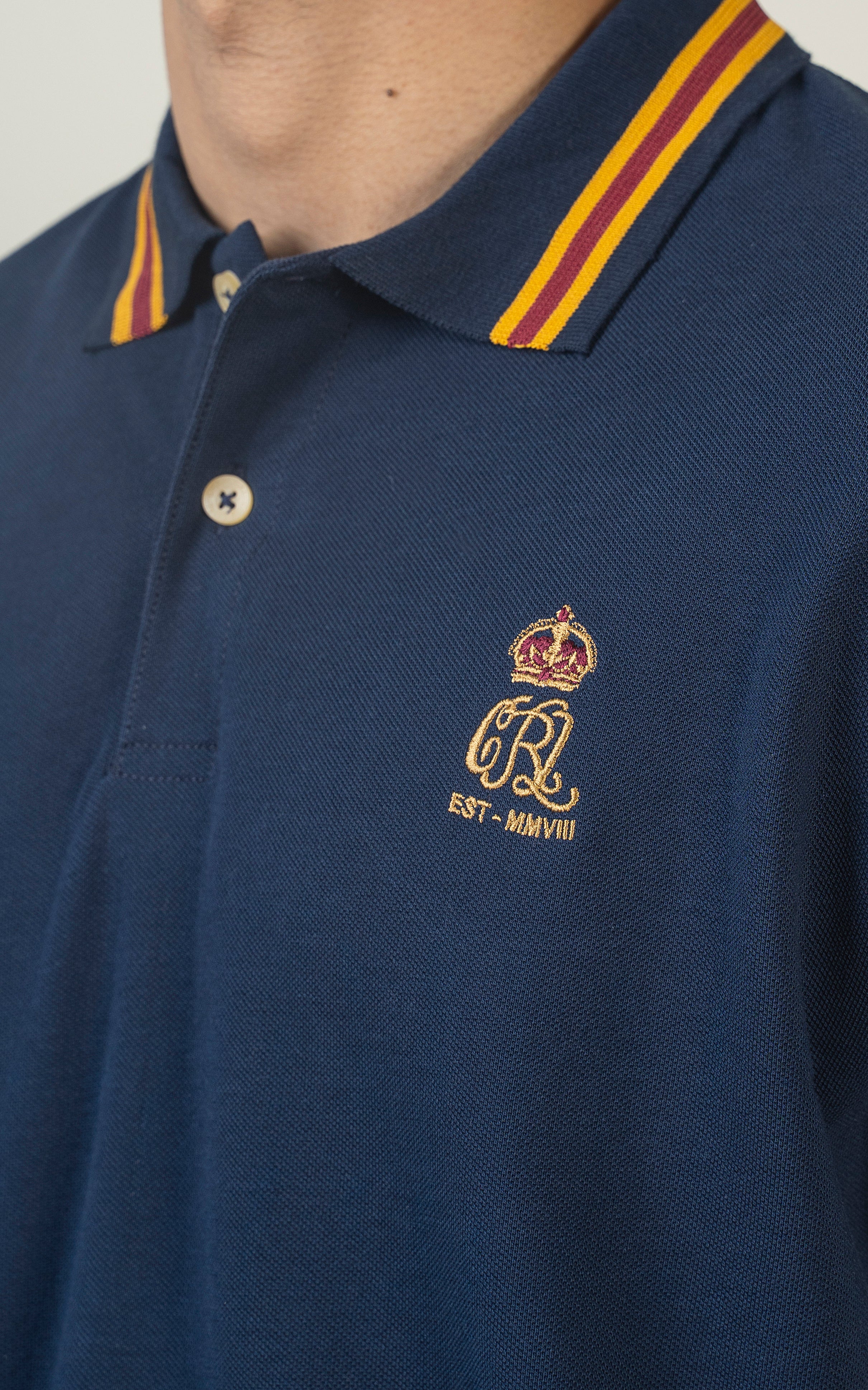 TIPPING COLLAR POLO NAVY