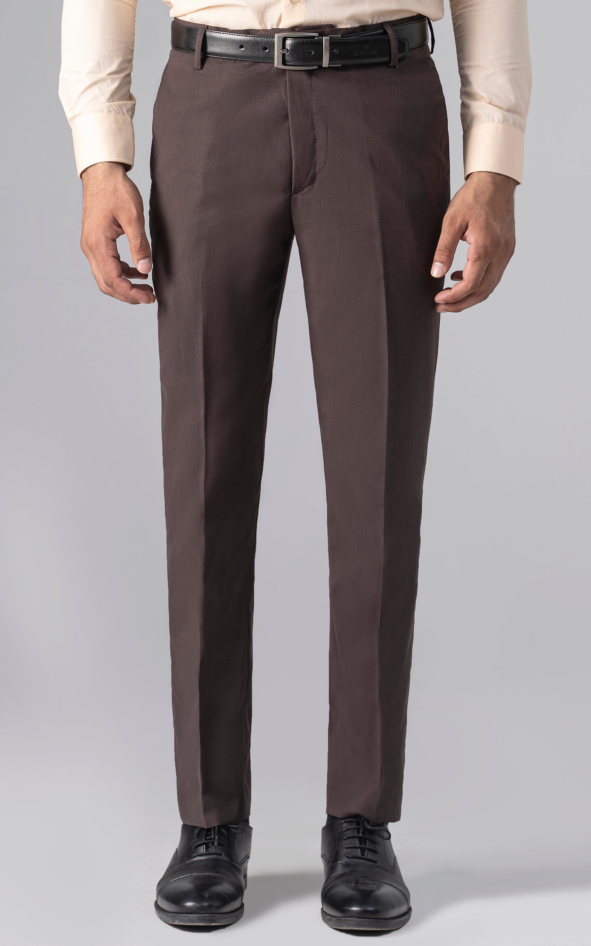 DRESS PANT SLIM FIT BROWN