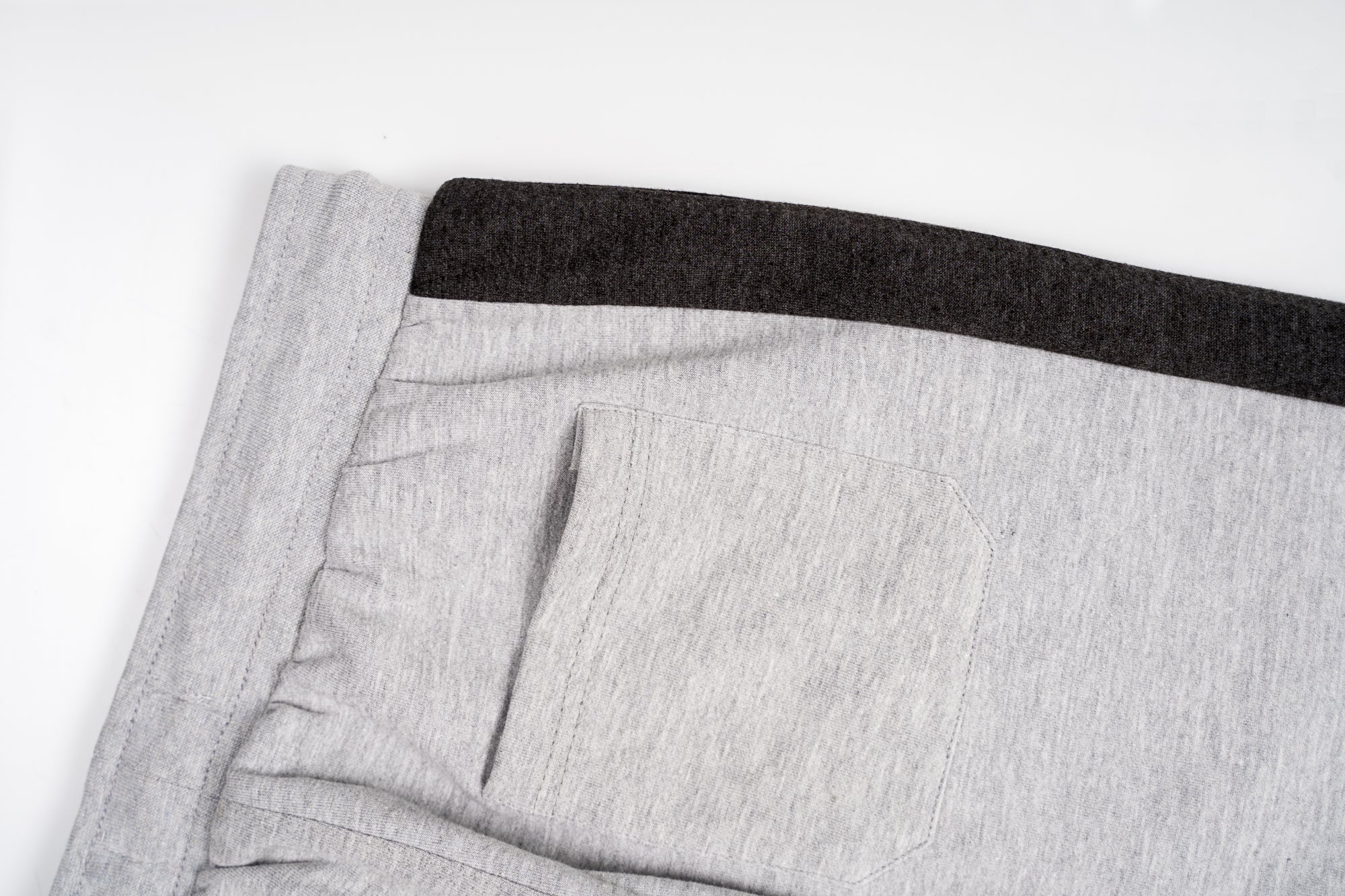 KNIT TROUSER HEATHER GREY