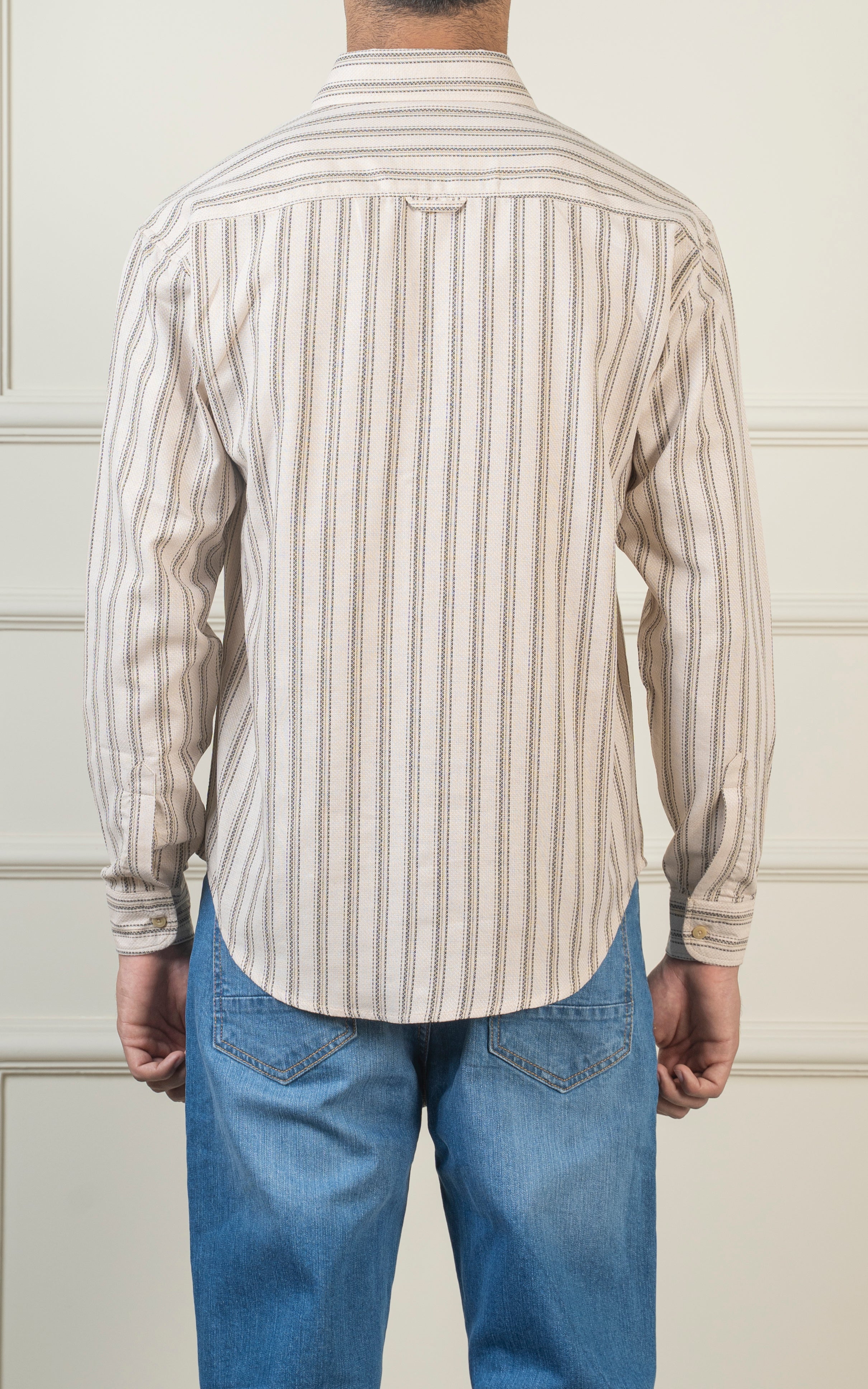 REGULAR COLLAR SHIRT BEIGE