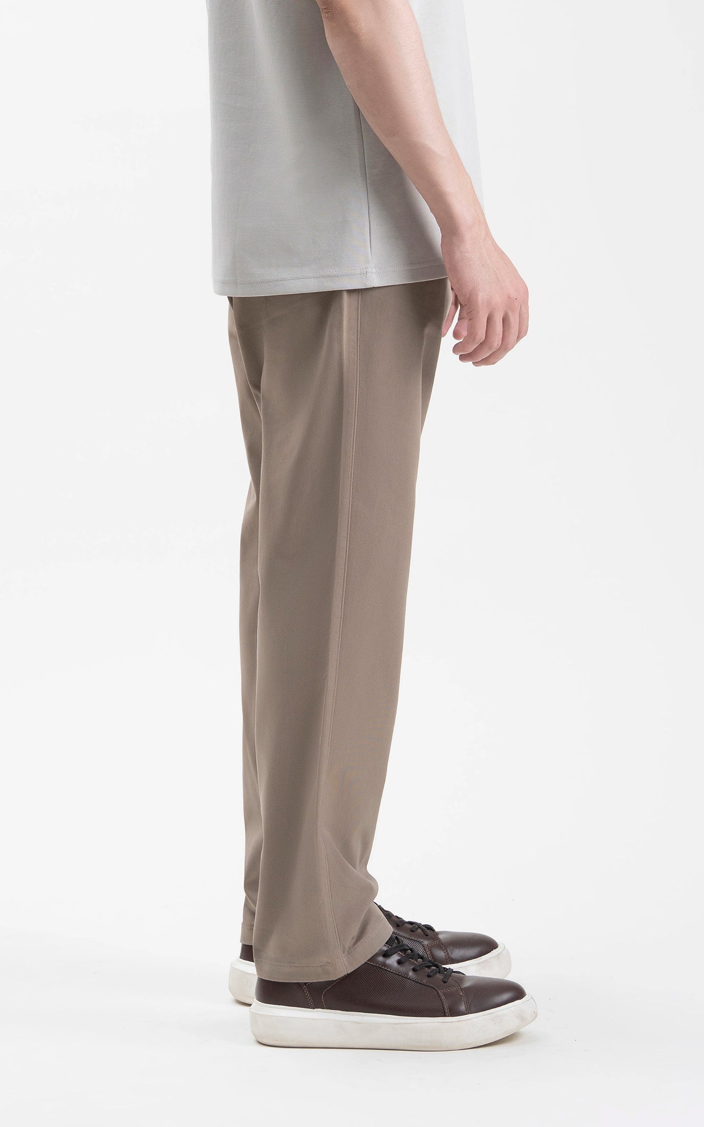 CASUAL PANT REGULAR FIT LIGHT KHAKI