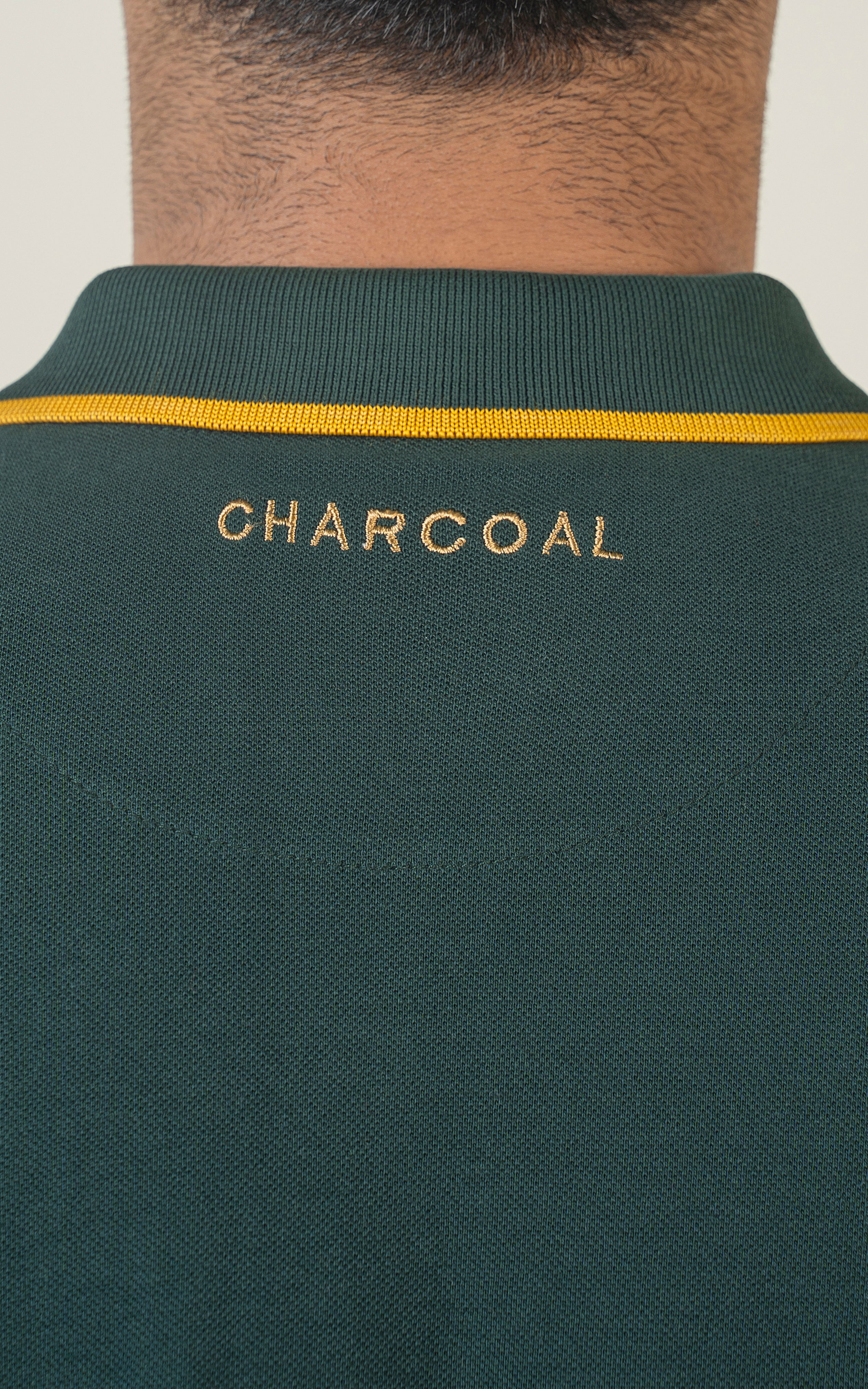 TIPPING COLLAR POLO GREEN