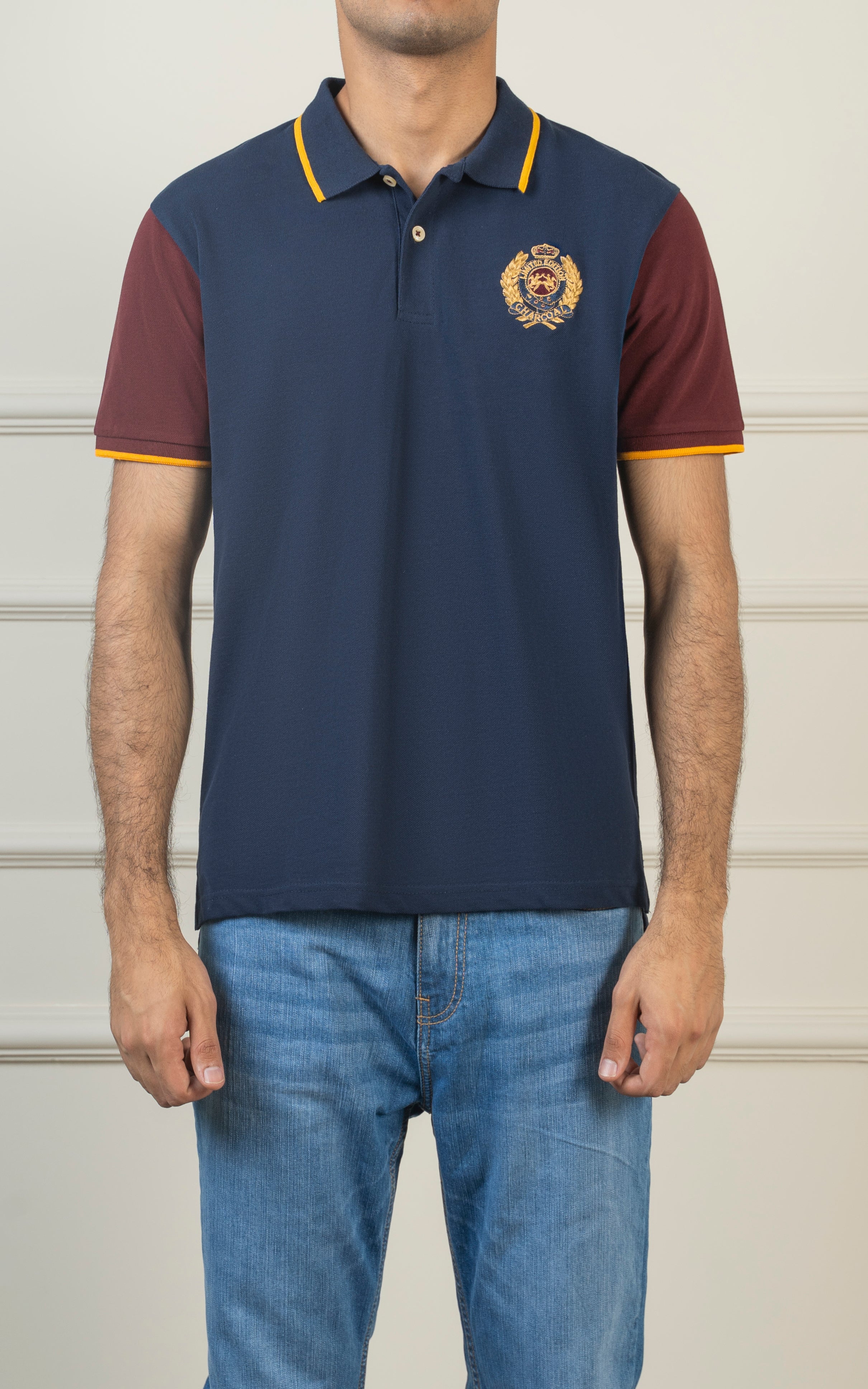 TIPPING COLLAR POLO NAVY