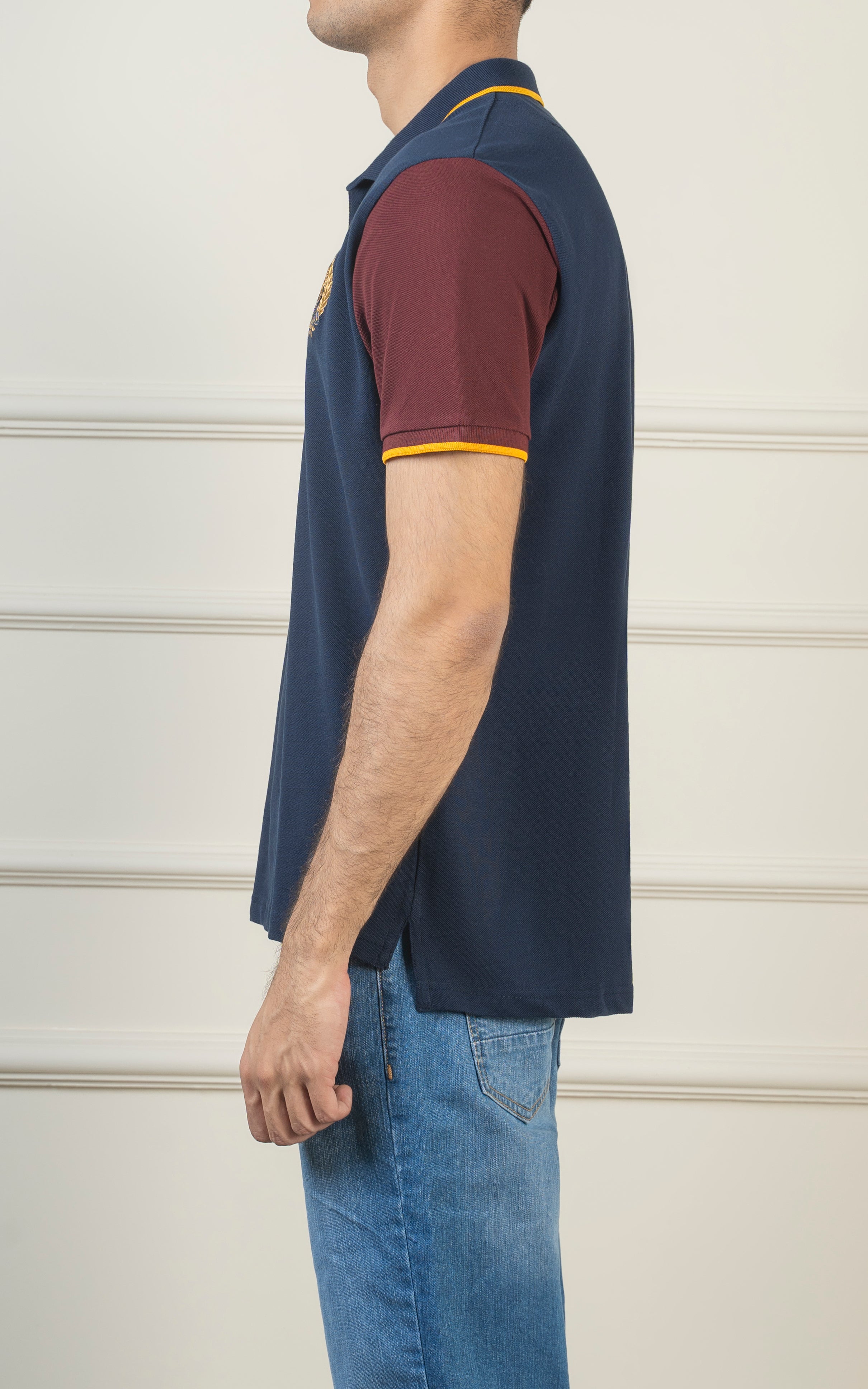 TIPPING COLLAR POLO NAVY