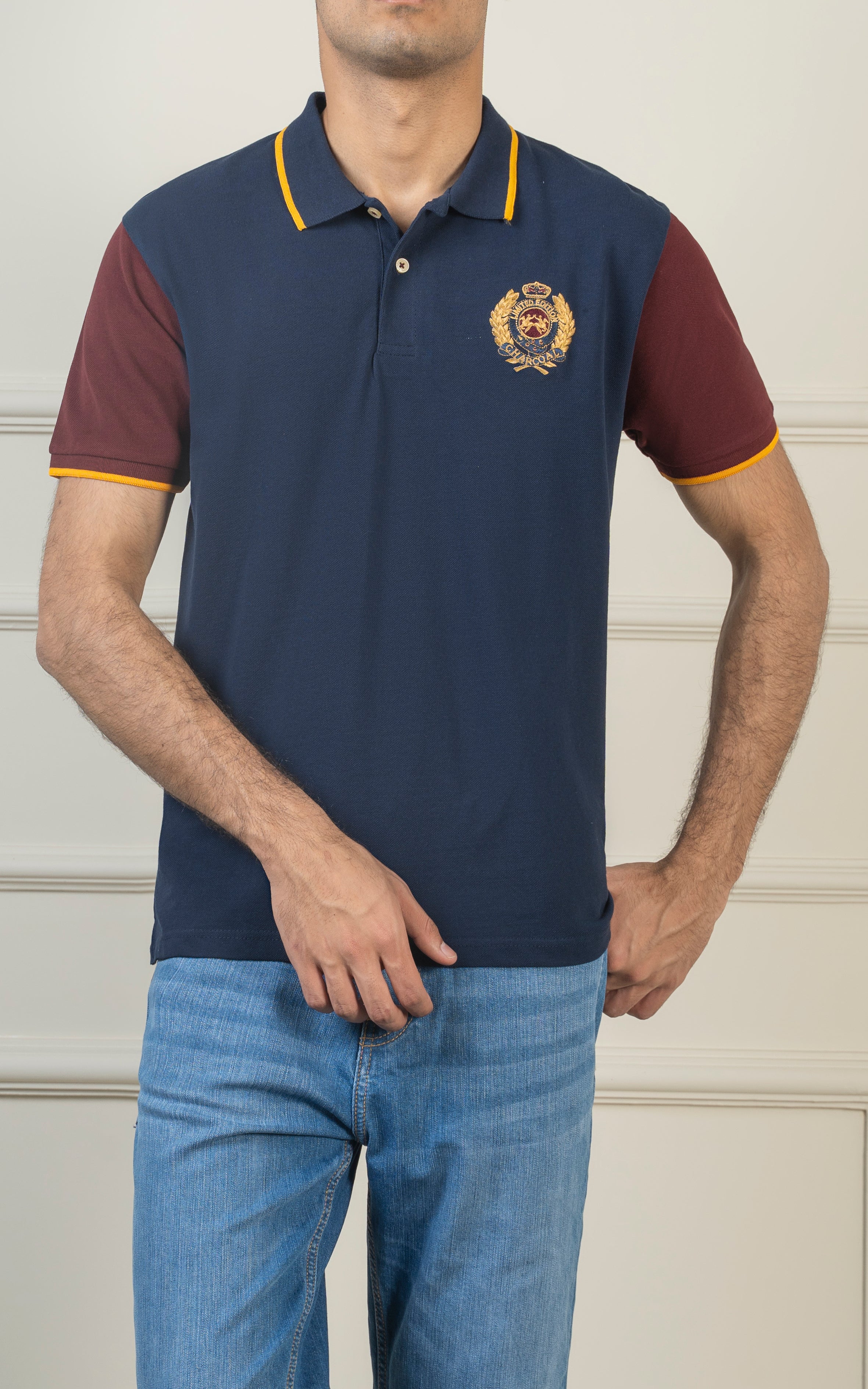 TIPPING COLLAR POLO NAVY